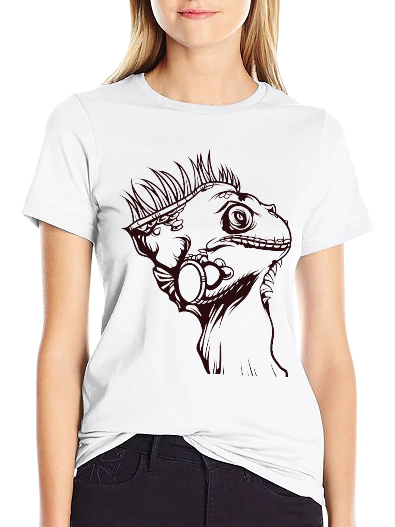 Iguana Graphic Tee - Cool Reptile T-Shirt