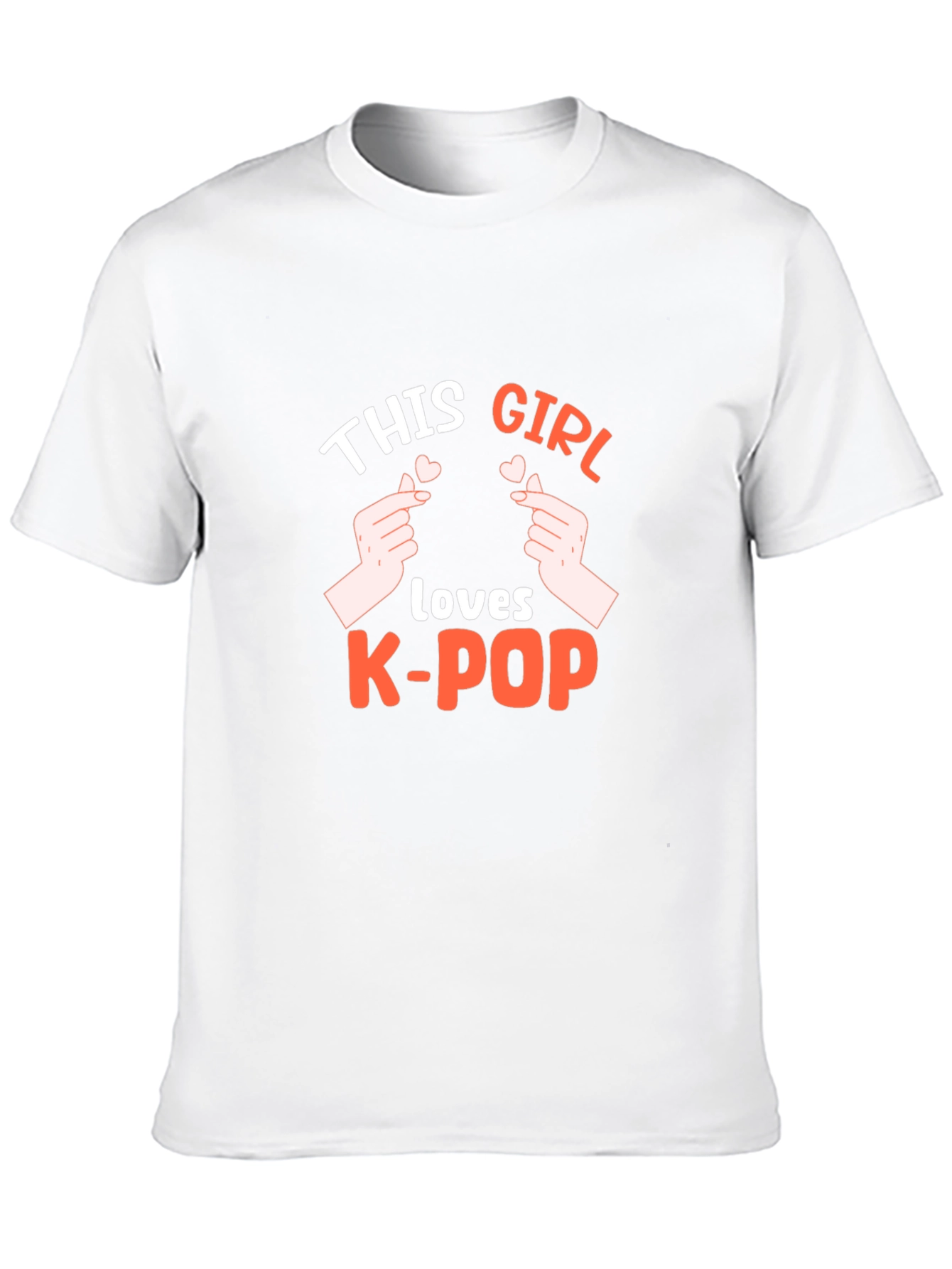This Girl Loves K-Pop Black T-Shirt