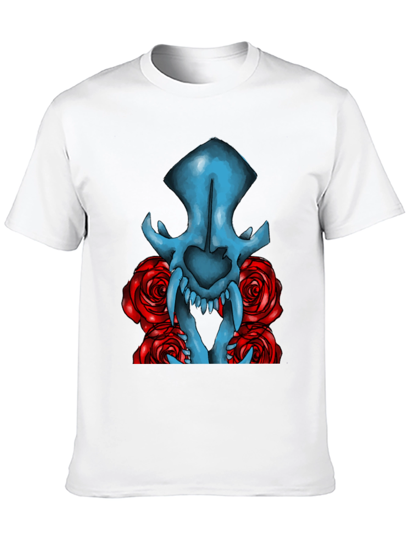 Skull and Roses Graphic Tee
