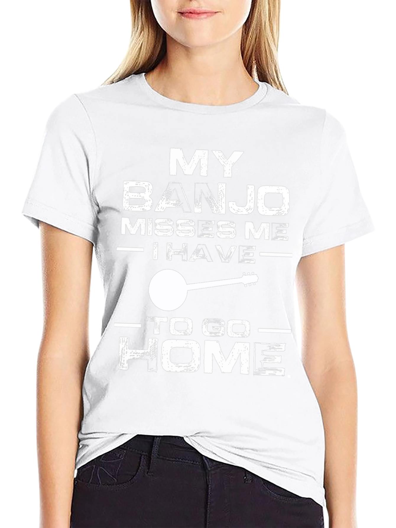 My Banjo Misses Me T-Shirt - Music Lover Tee