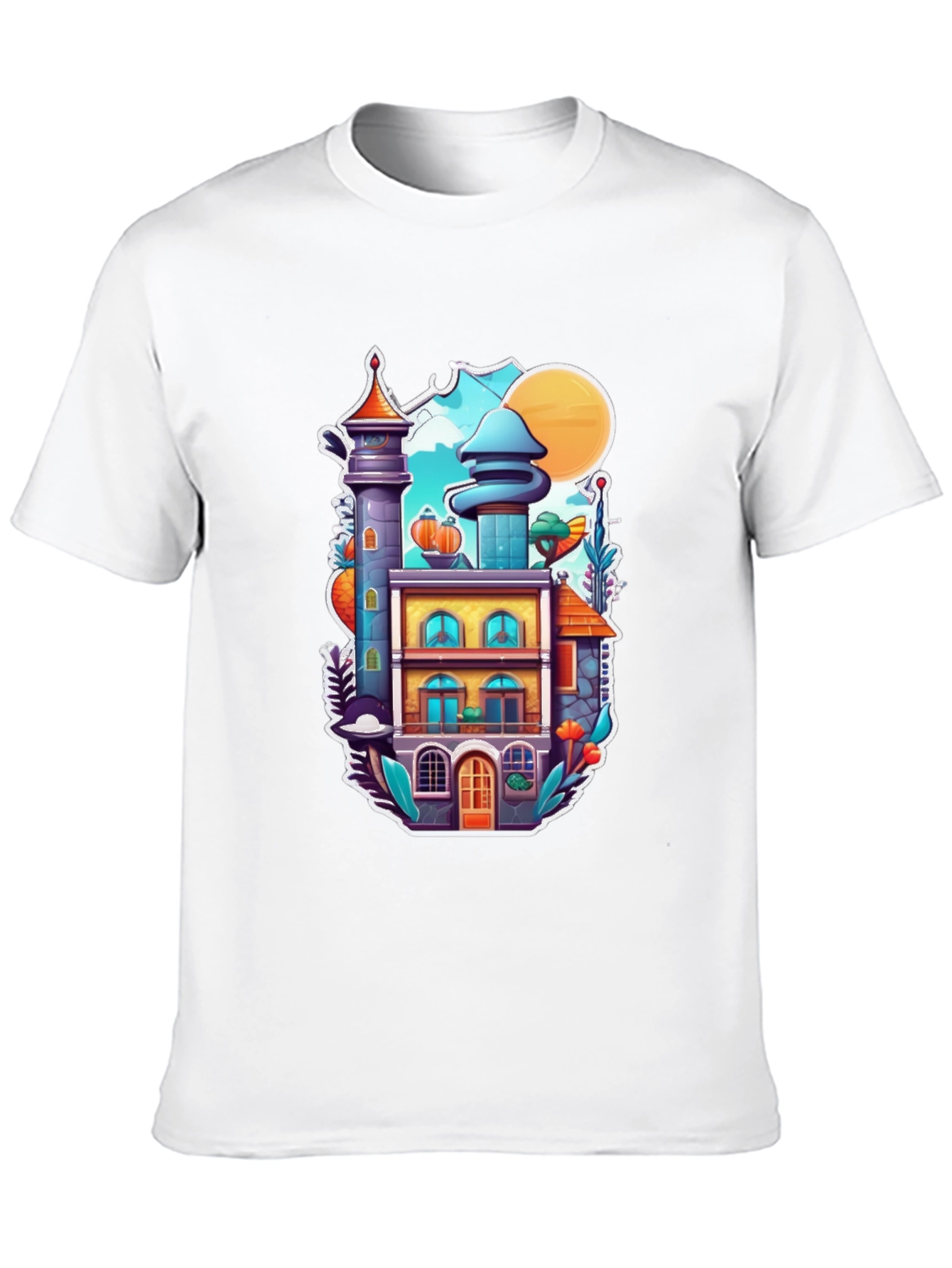 Whimsical Building T-Shirt