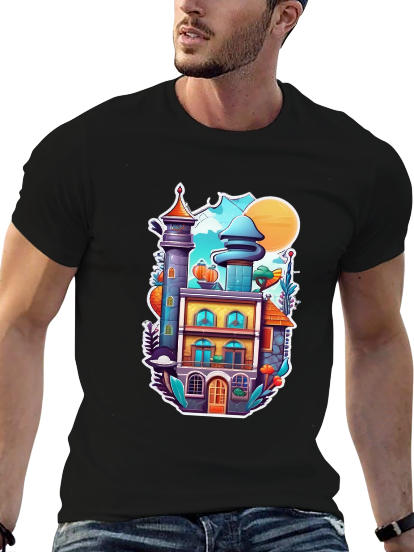 Whimsical Building T-Shirt