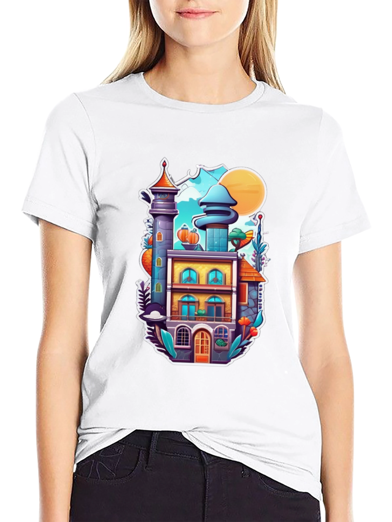 Whimsical Building T-Shirt