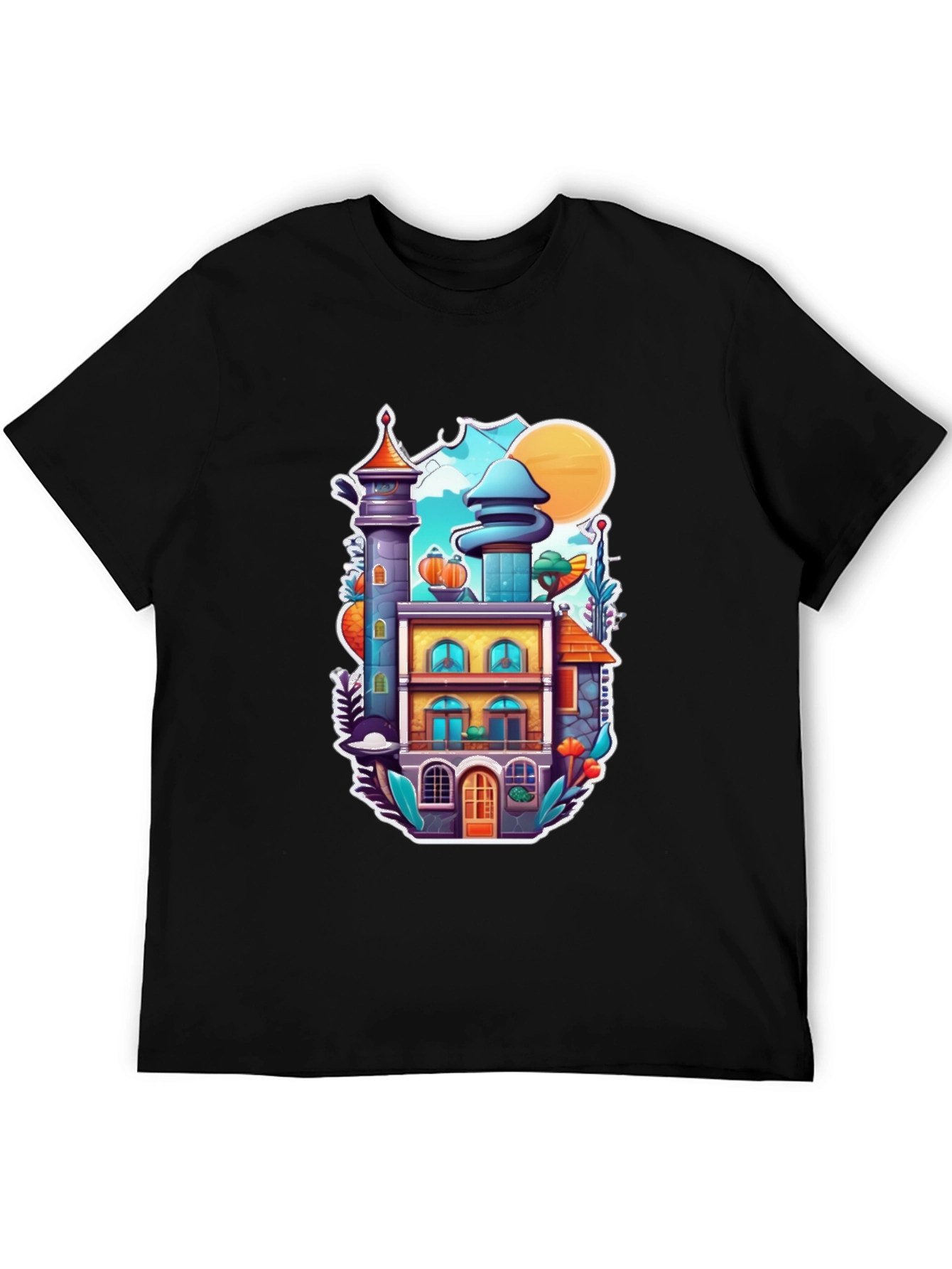 Whimsical Building T-Shirt