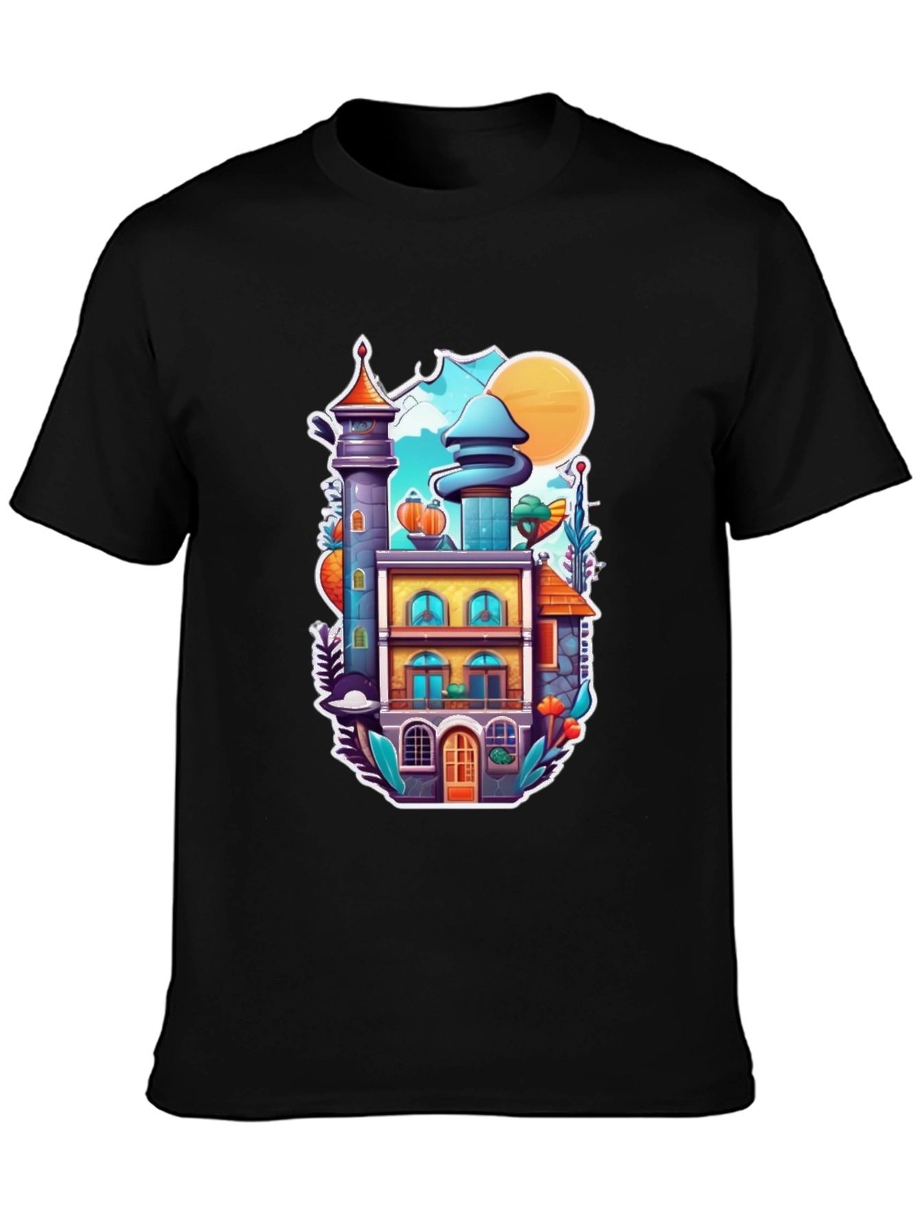 Whimsical Building T-Shirt