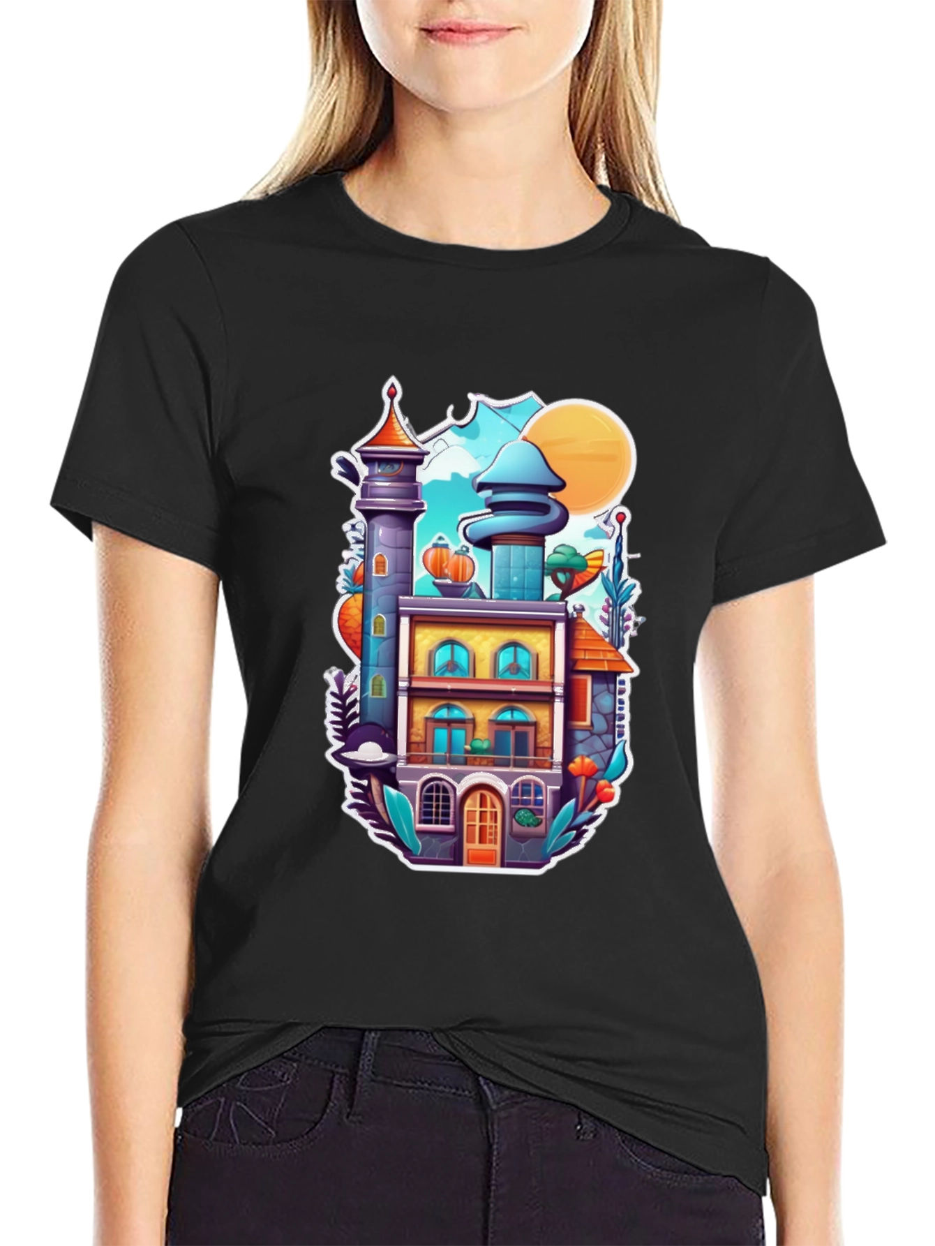 Whimsical Building T-Shirt