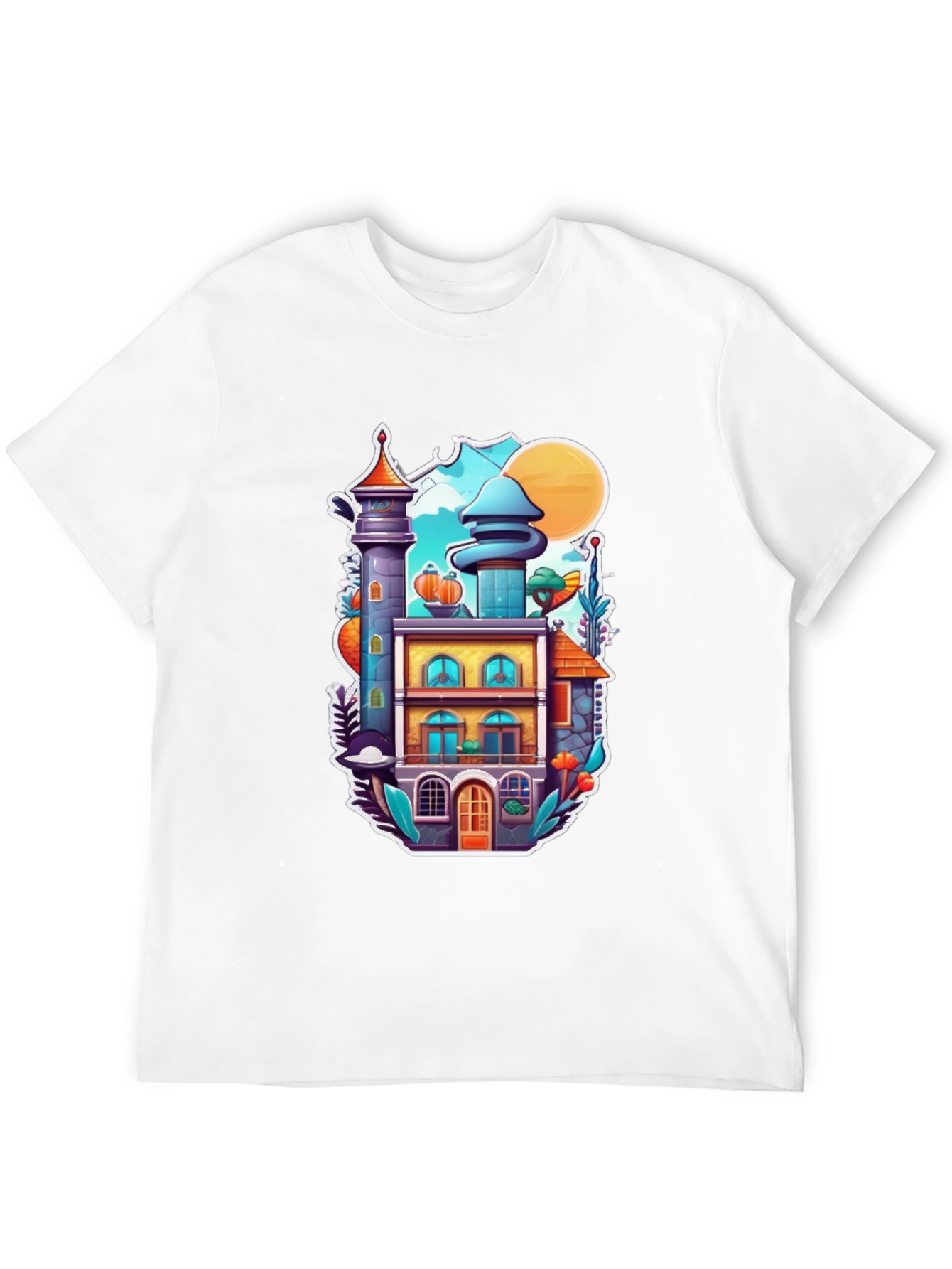 Whimsical Building T-Shirt