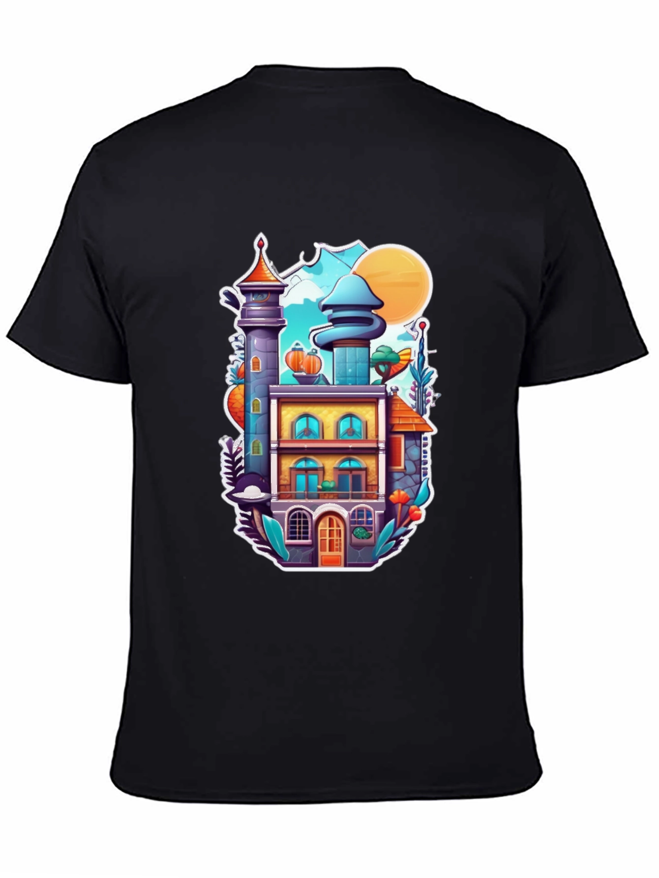 Whimsical Building T-Shirt