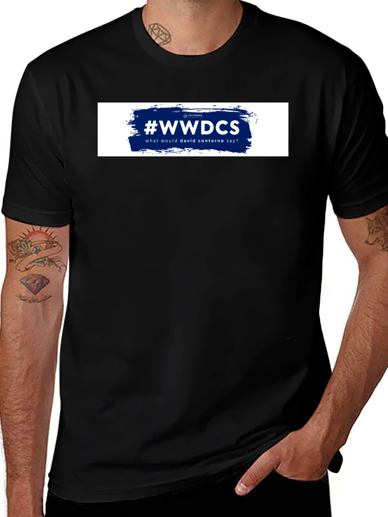WWDDCS T-Shirt: What Would David Contorno Say Tee
