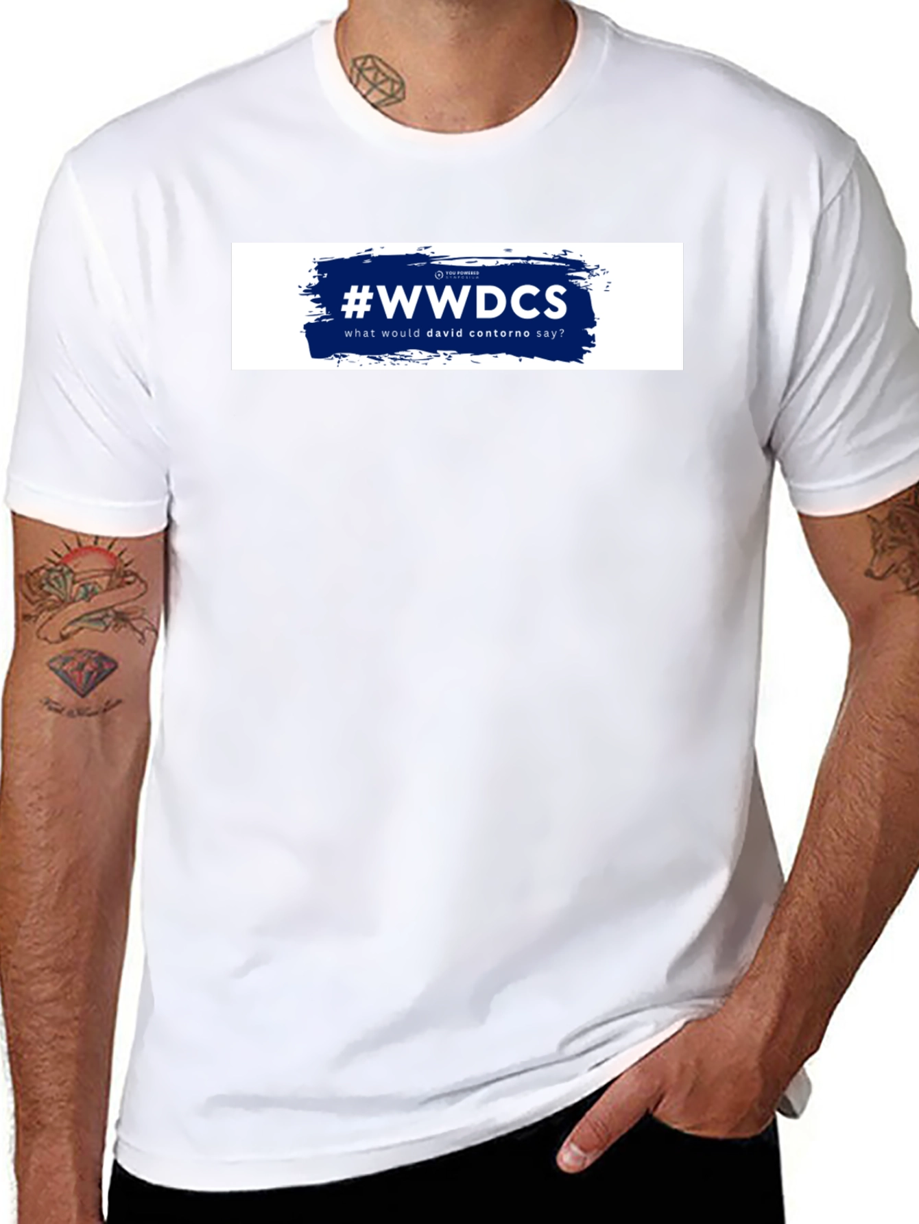 WWDDCS T-Shirt: What Would David Contorno Say Tee
