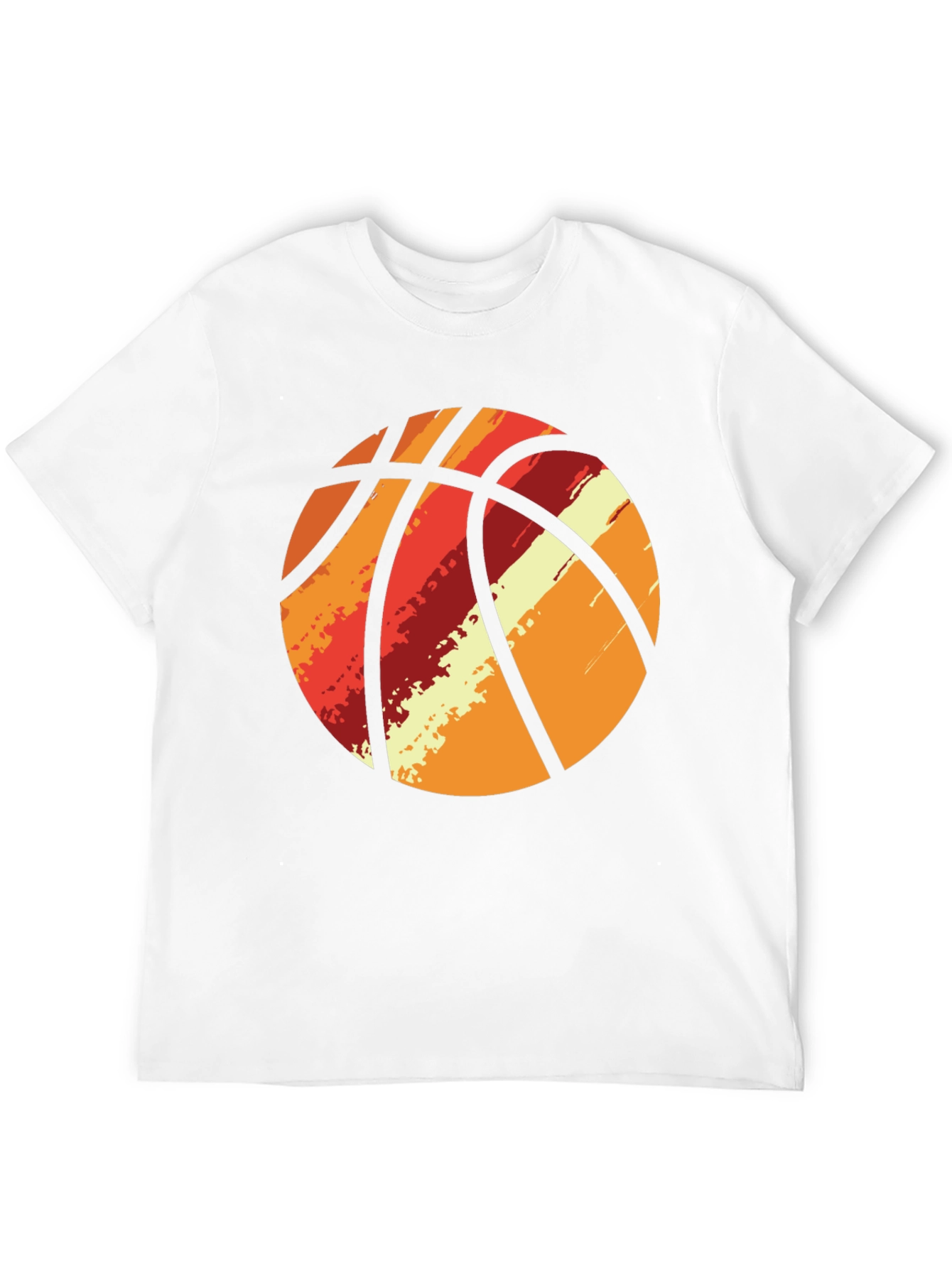 Retro Basketball Graphic Tee - Black