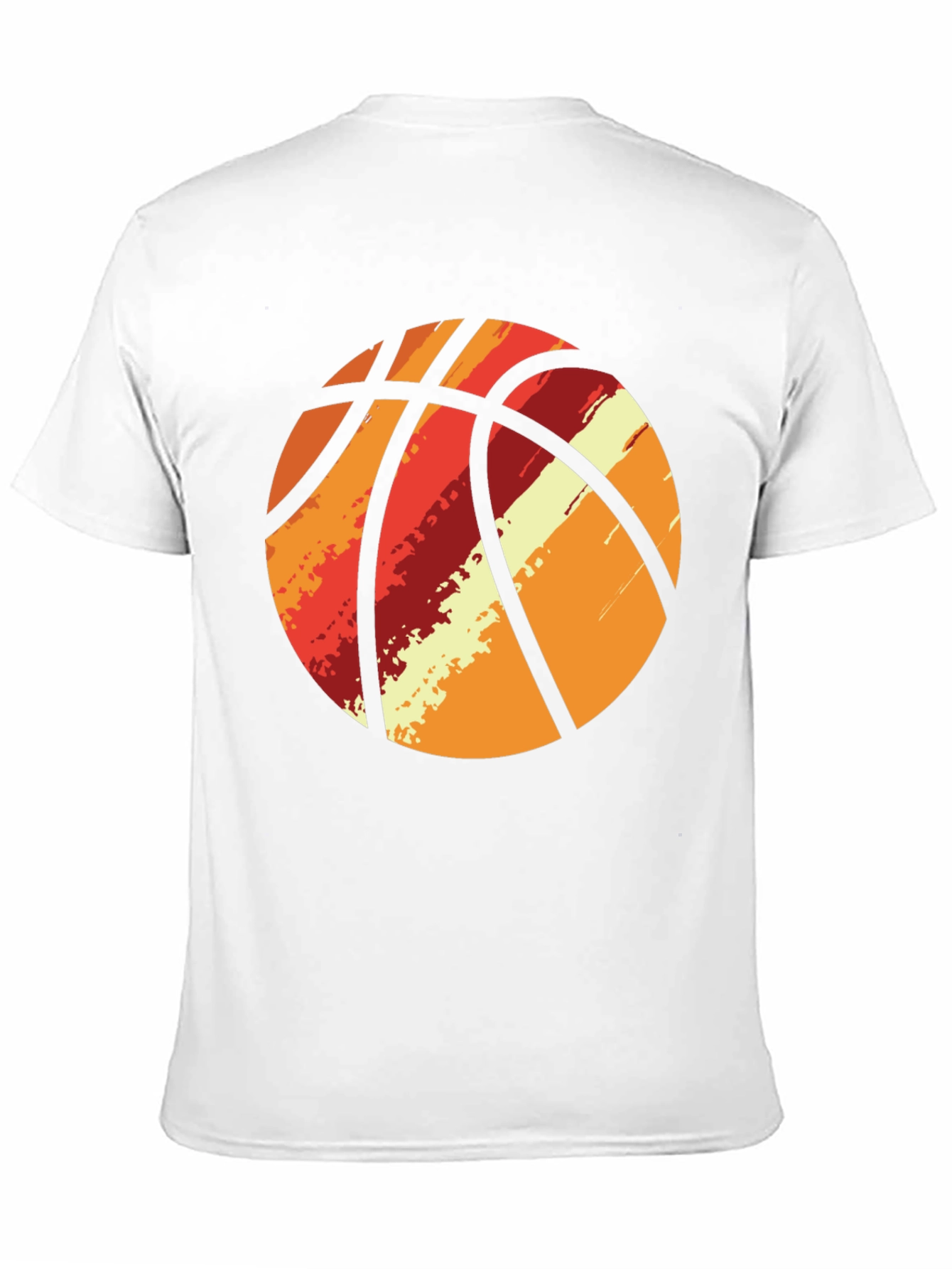 Retro Basketball Graphic Tee - Black