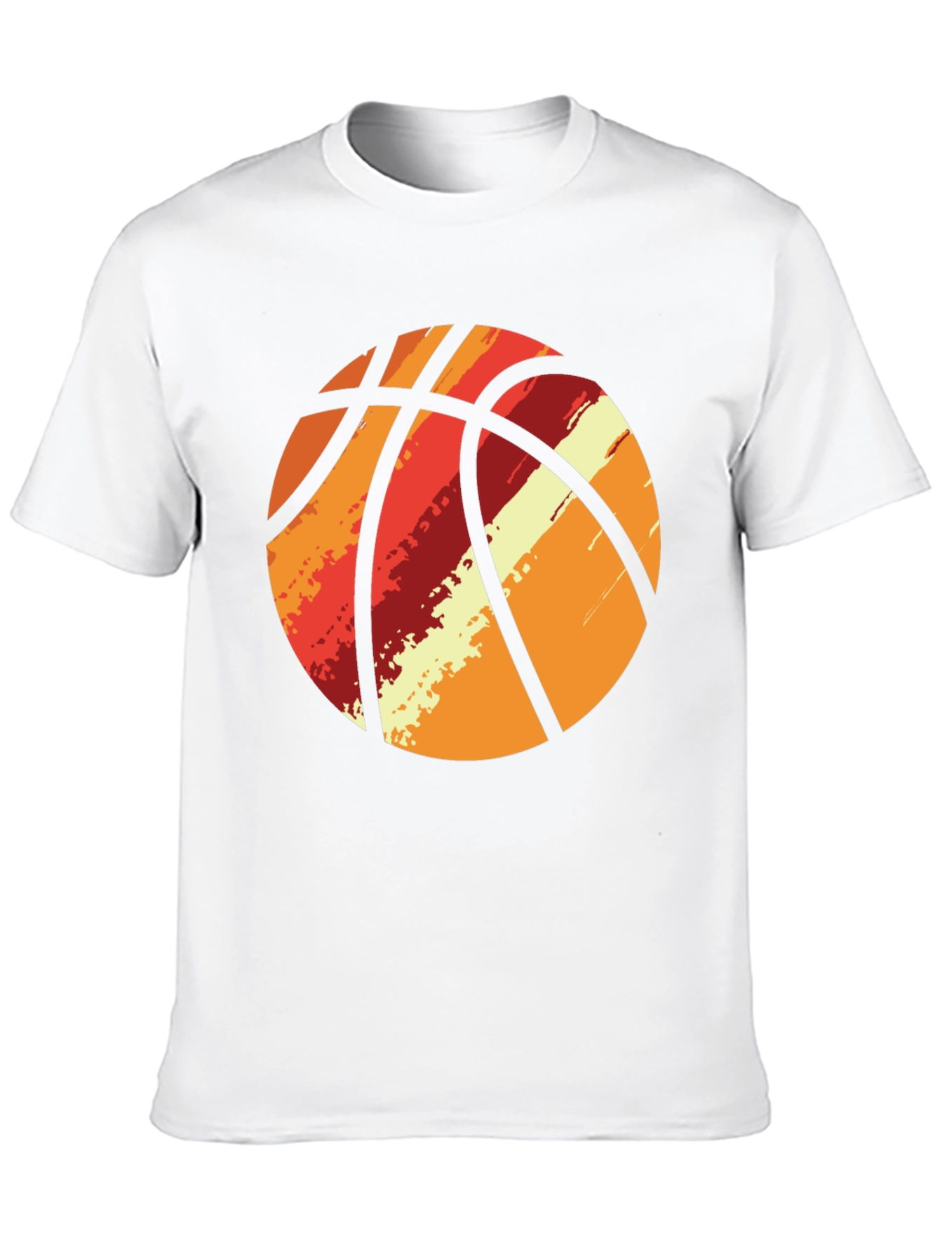 Retro Basketball Graphic Tee - Black