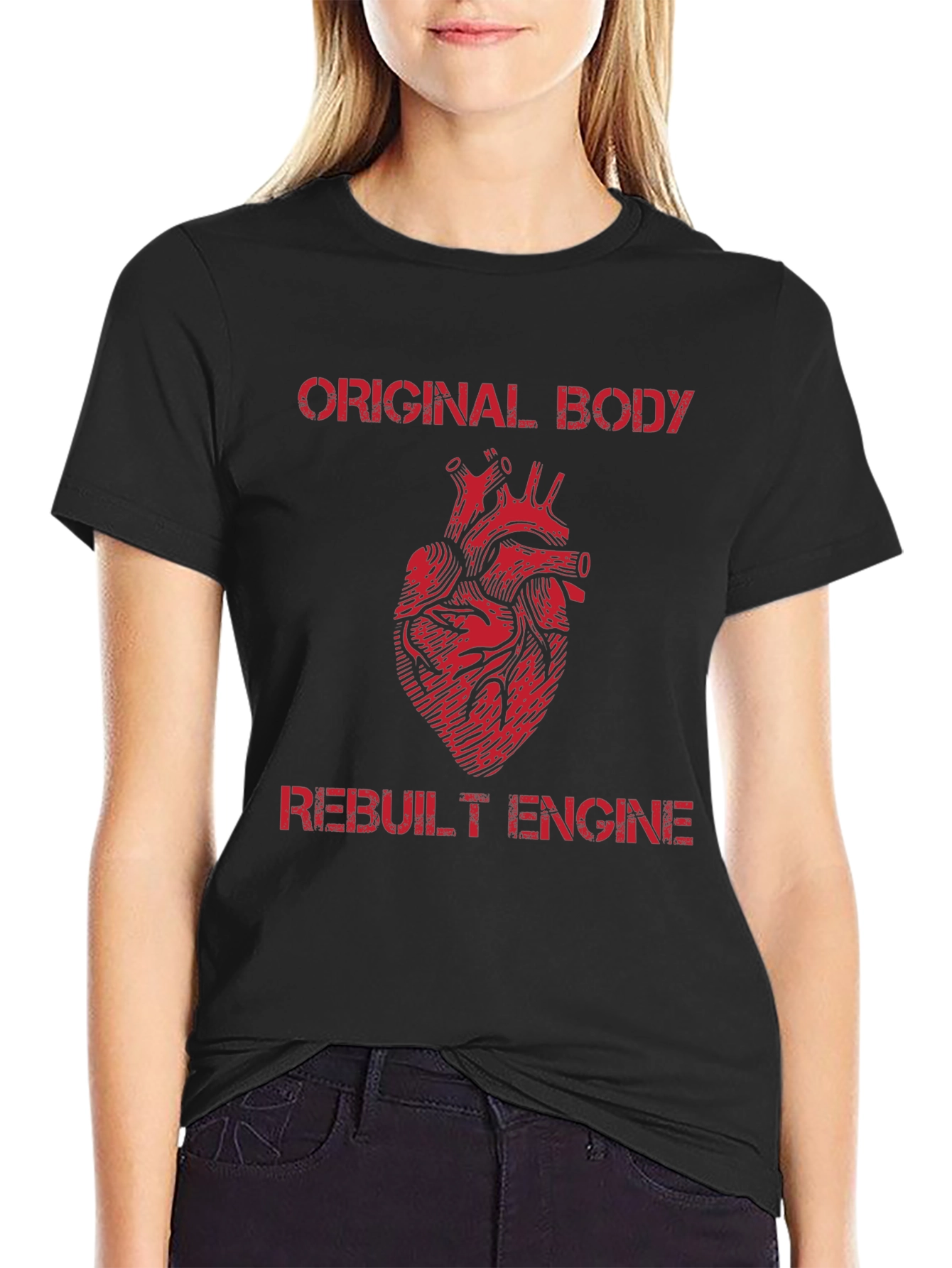Original Body Rebuilt Engine Graphic T-Shirt
