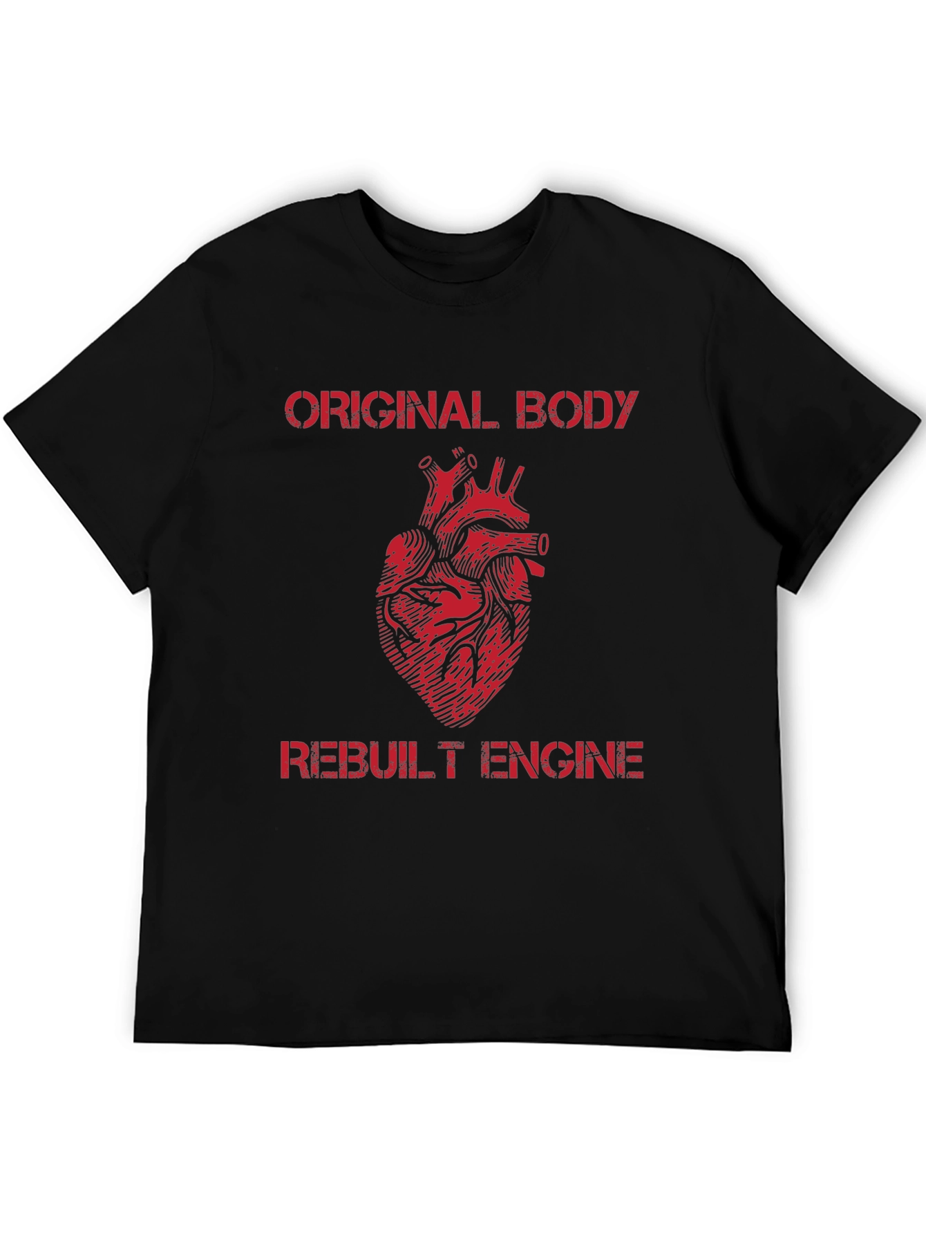 Original Body Rebuilt Engine Graphic T-Shirt