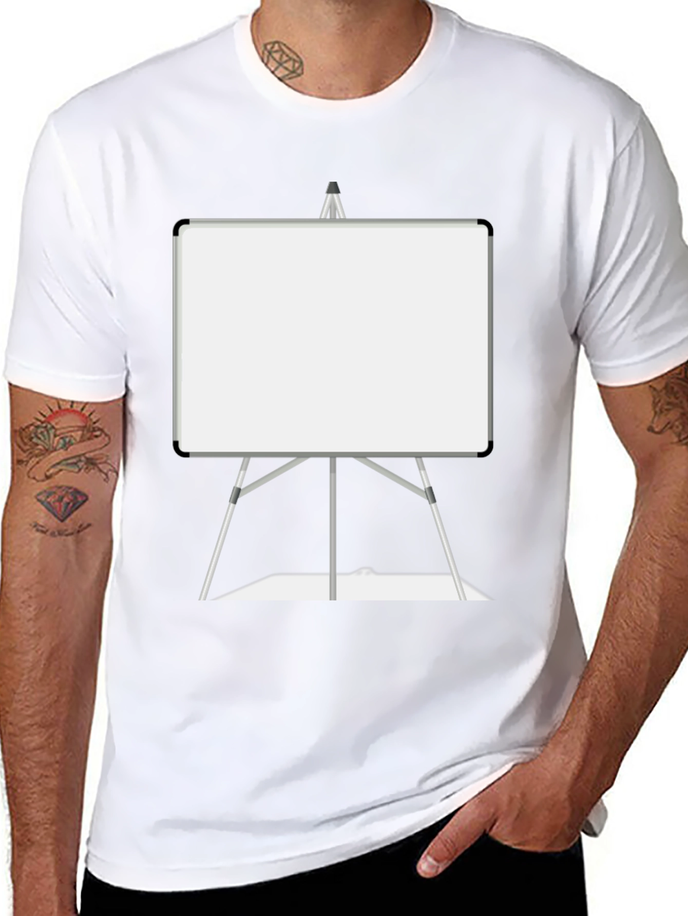 Easel Whiteboard Graphic T-Shirt