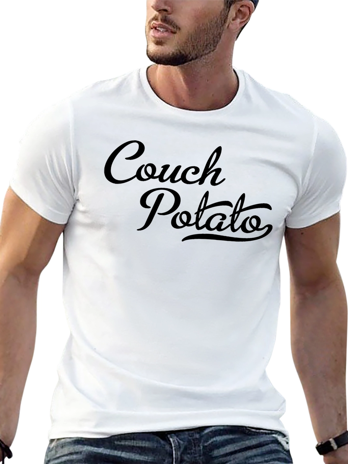 Couch Potato Graphic T-Shirt - Relaxed Style
