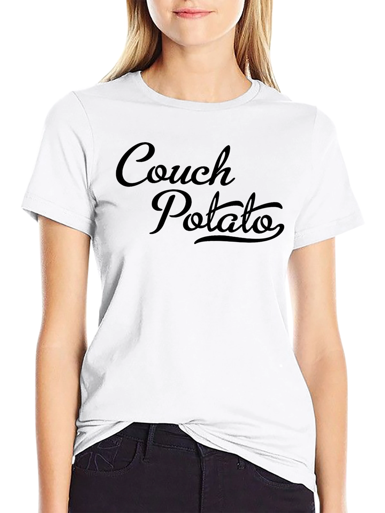 Couch Potato Graphic T-Shirt - Relaxed Style