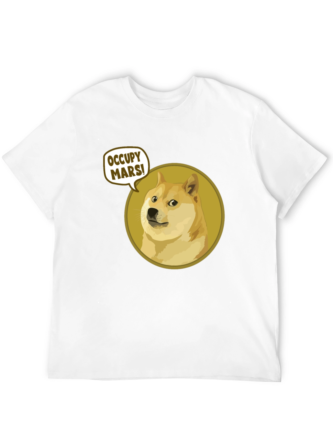 Occupy Mars Doge T-Shirt - Black