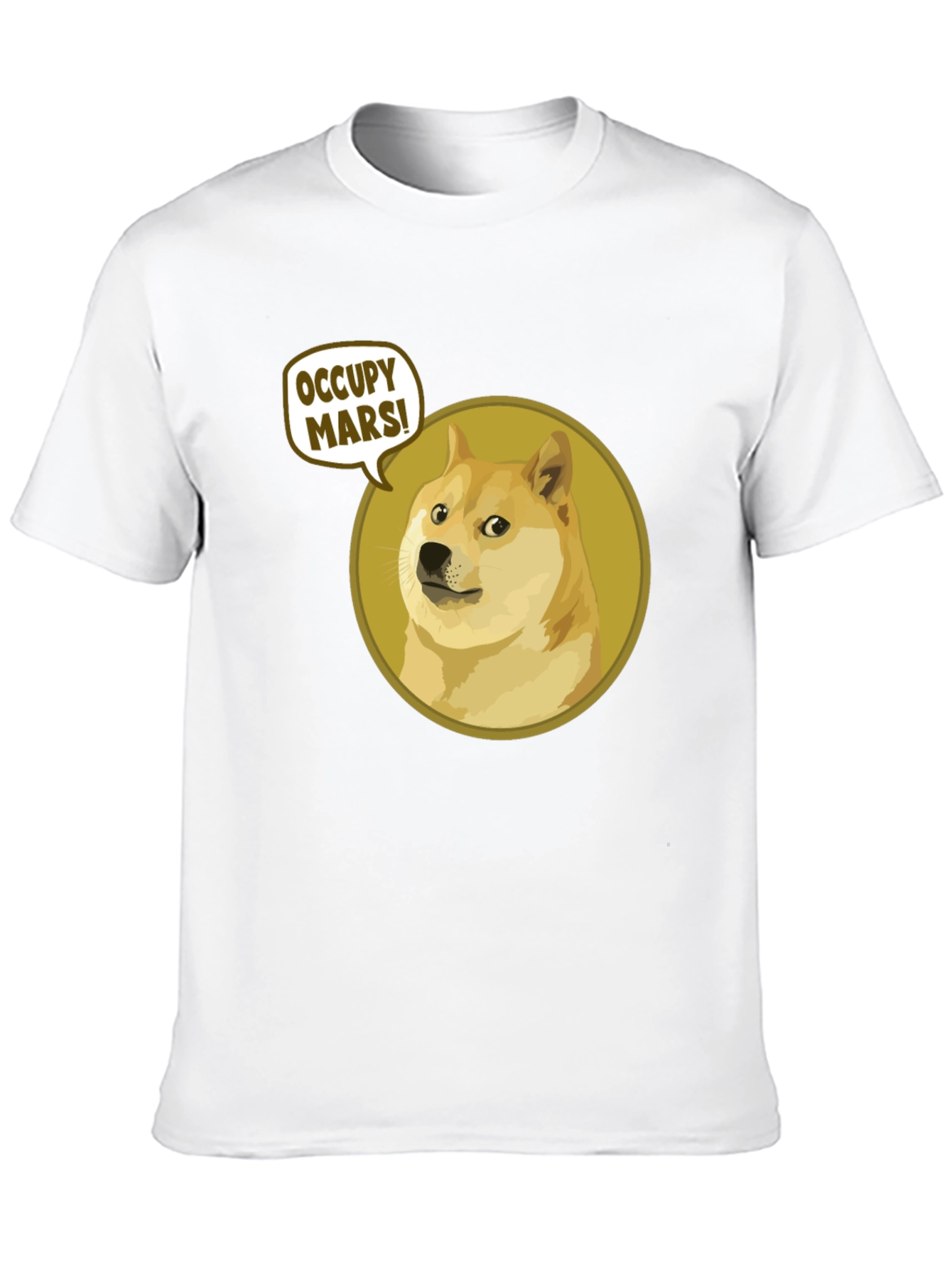 Occupy Mars Doge T-Shirt - Black