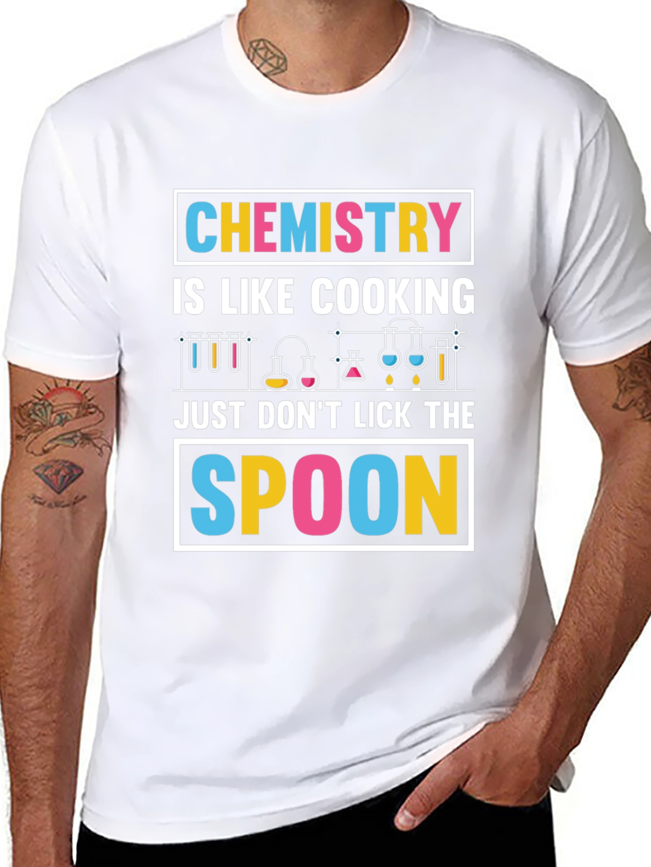 Chemistry Cooking Spoon Humor T-Shirt