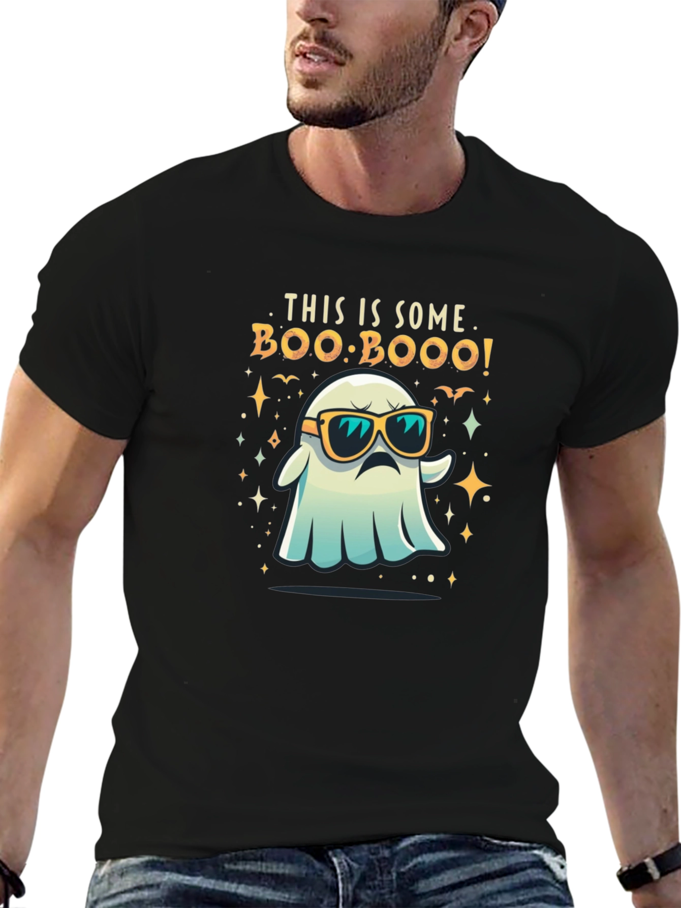 Boo Boo Ghost T-Shirt - Spooky Style