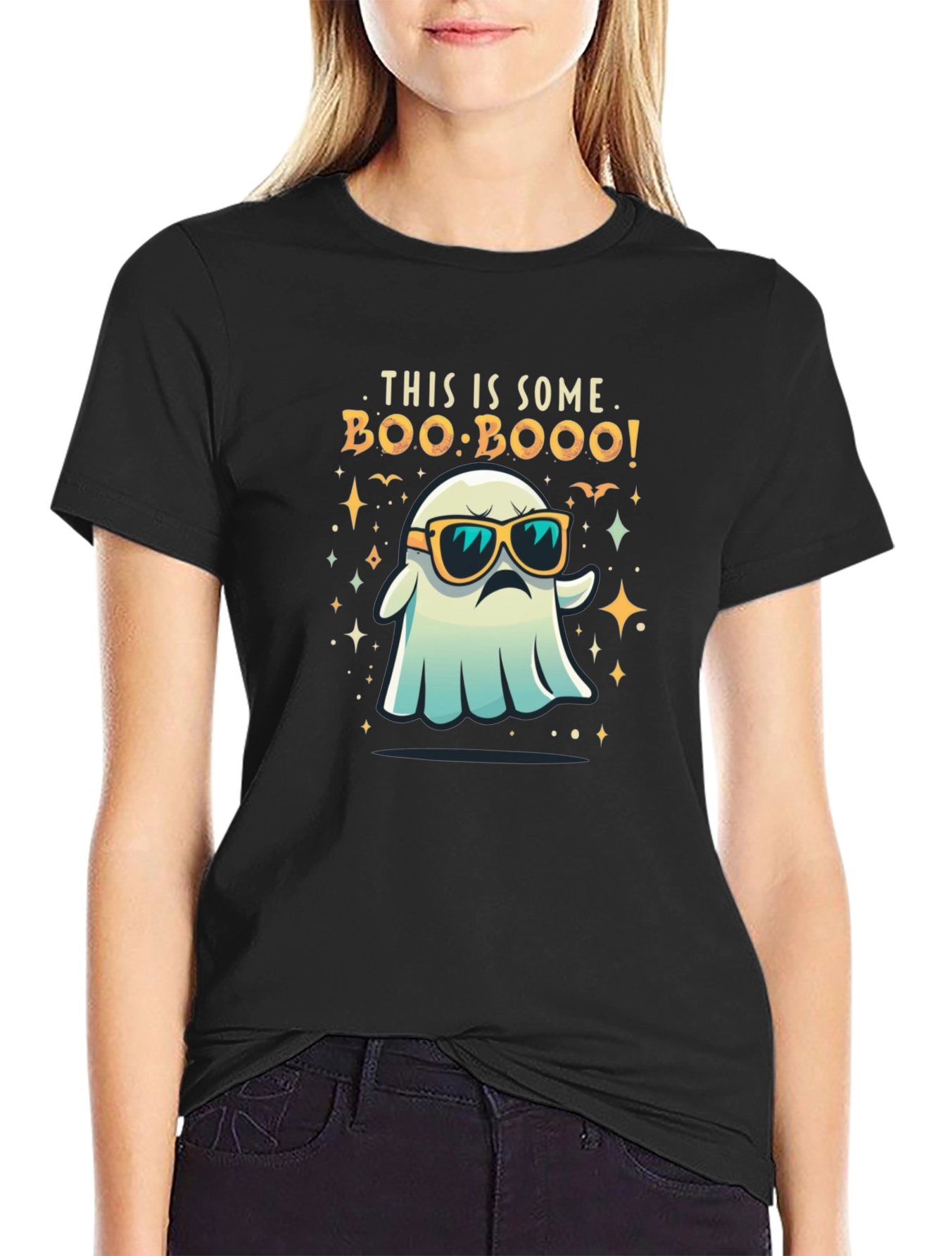 Boo Boo Ghost T-Shirt - Spooky Style