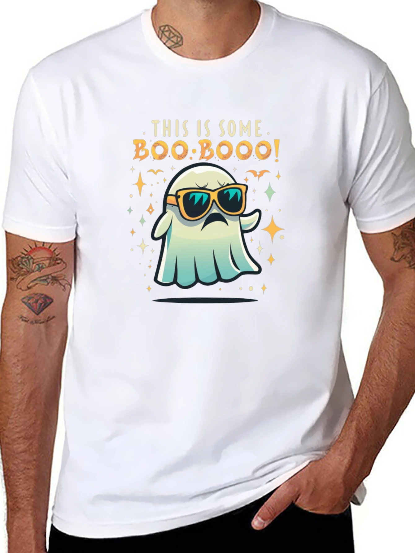 Boo Boo Ghost T-Shirt - Spooky Style
