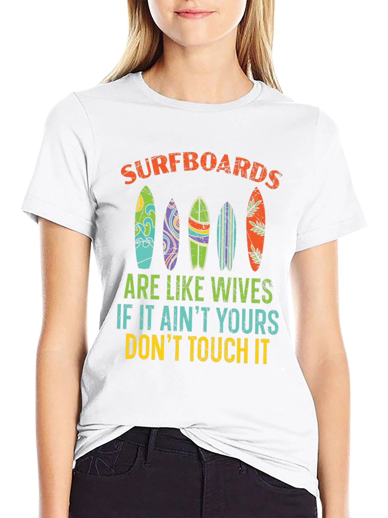 Surfboards Are Like Wives Graphic Tee