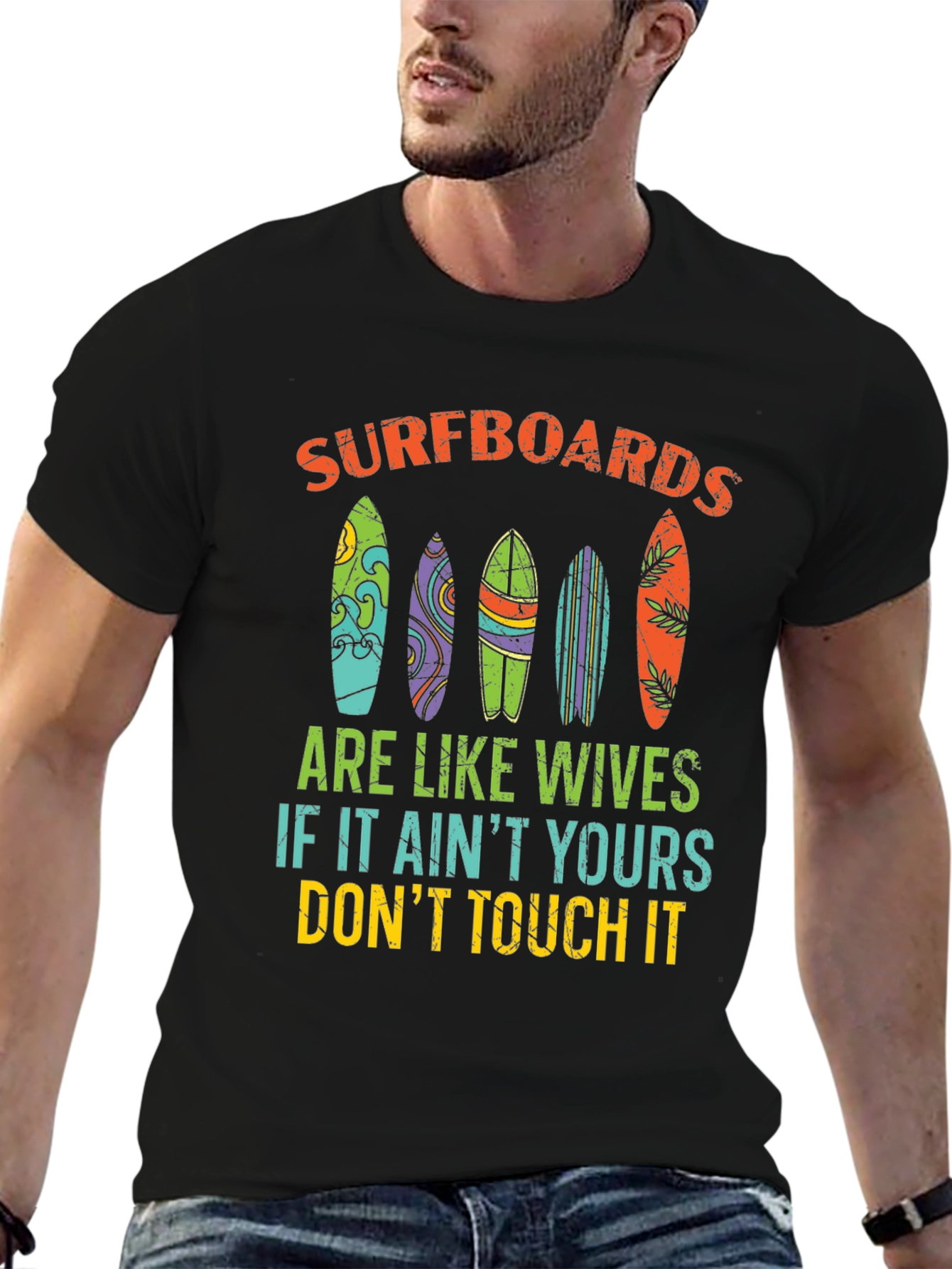 Surfboards Are Like Wives Graphic Tee