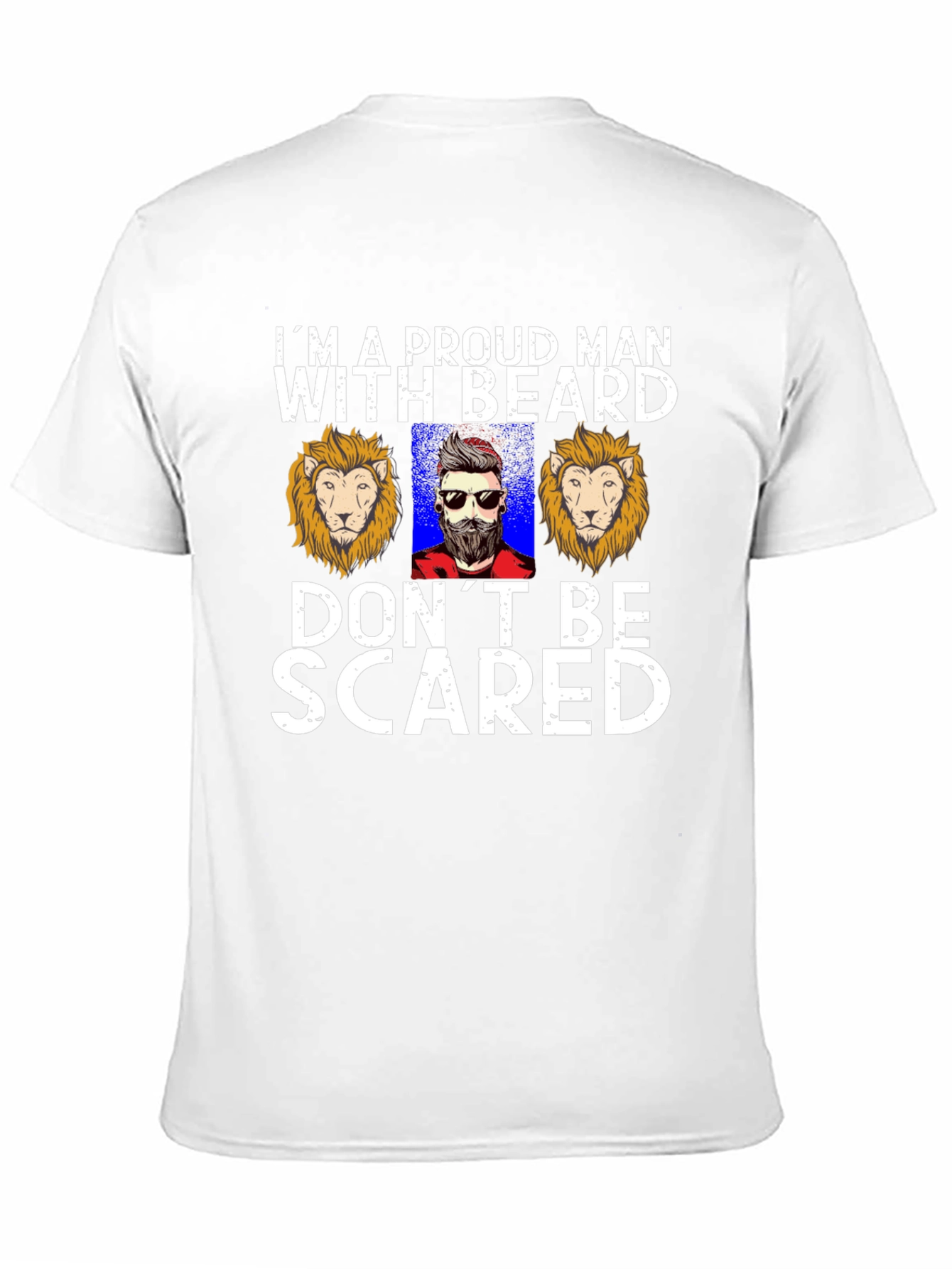 Proud Beard Man Graphic T-Shirt
