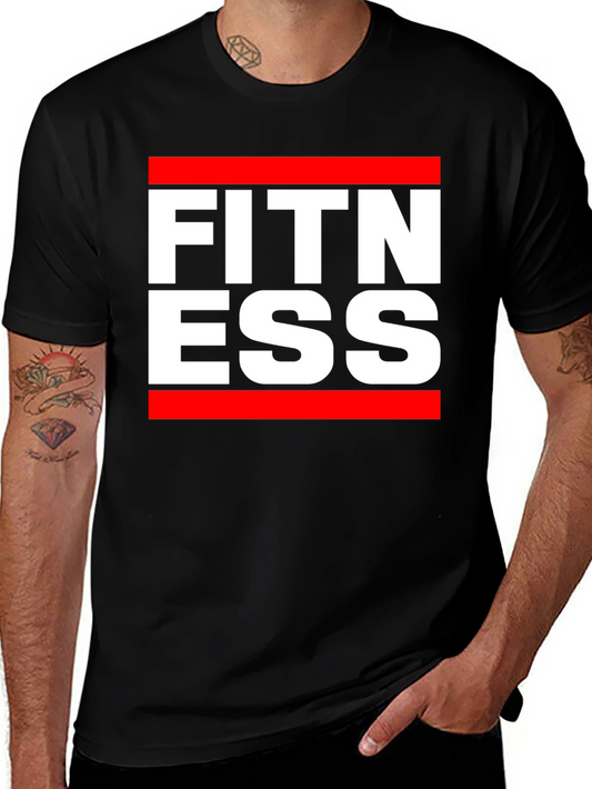 Fitness Graphic Tee - Black