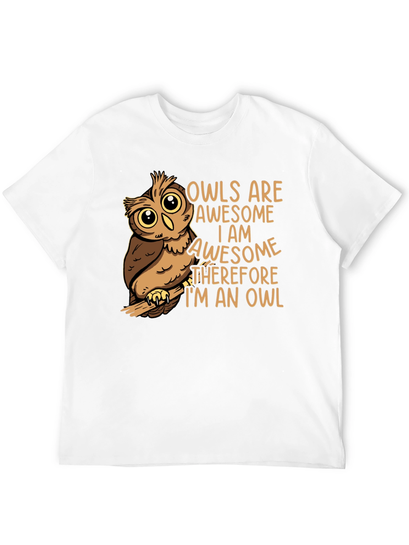 Awesome Owl Graphic T-Shirt - Soft Cotton Blend