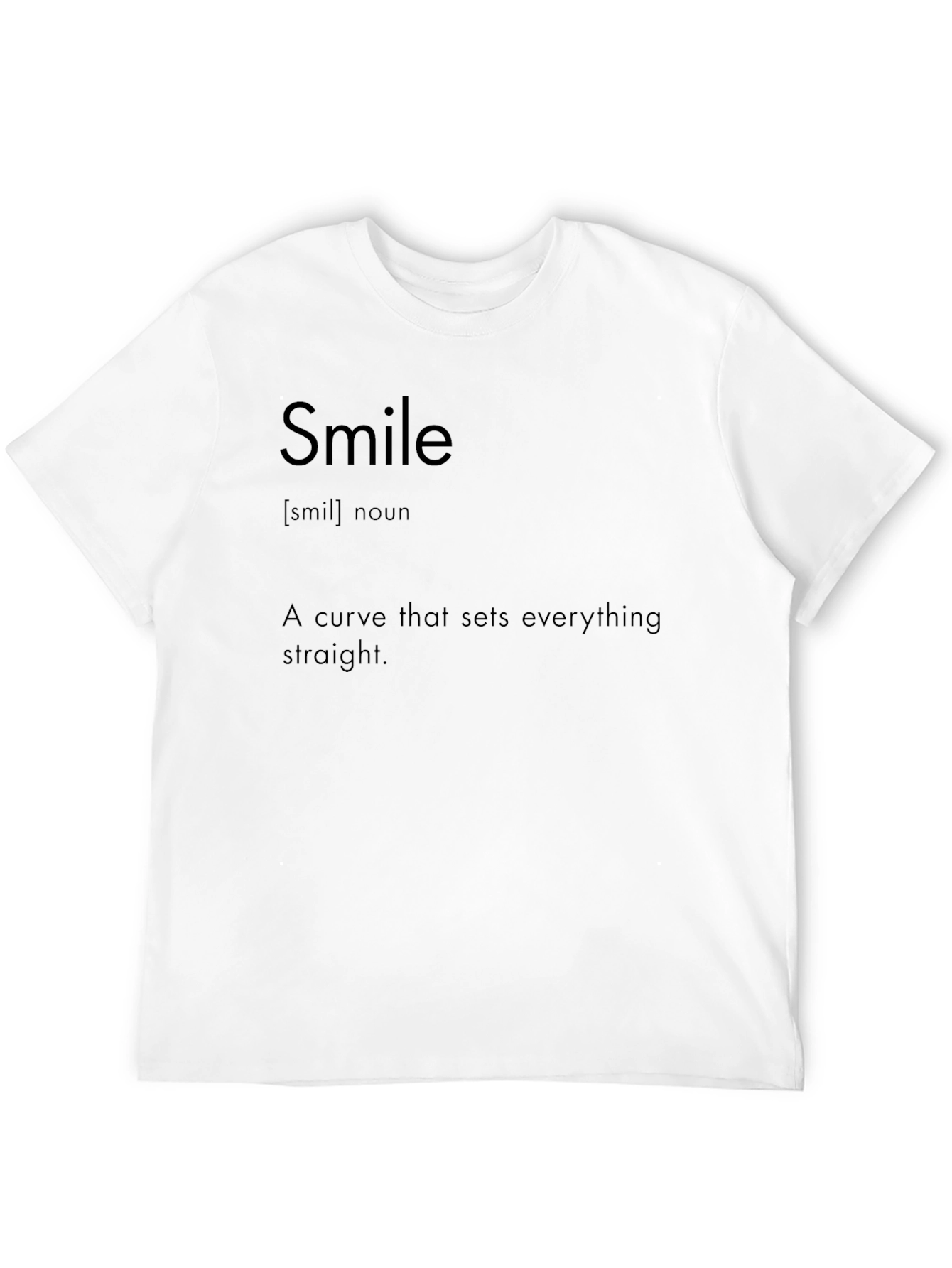 Smile Definition Black T-Shirt