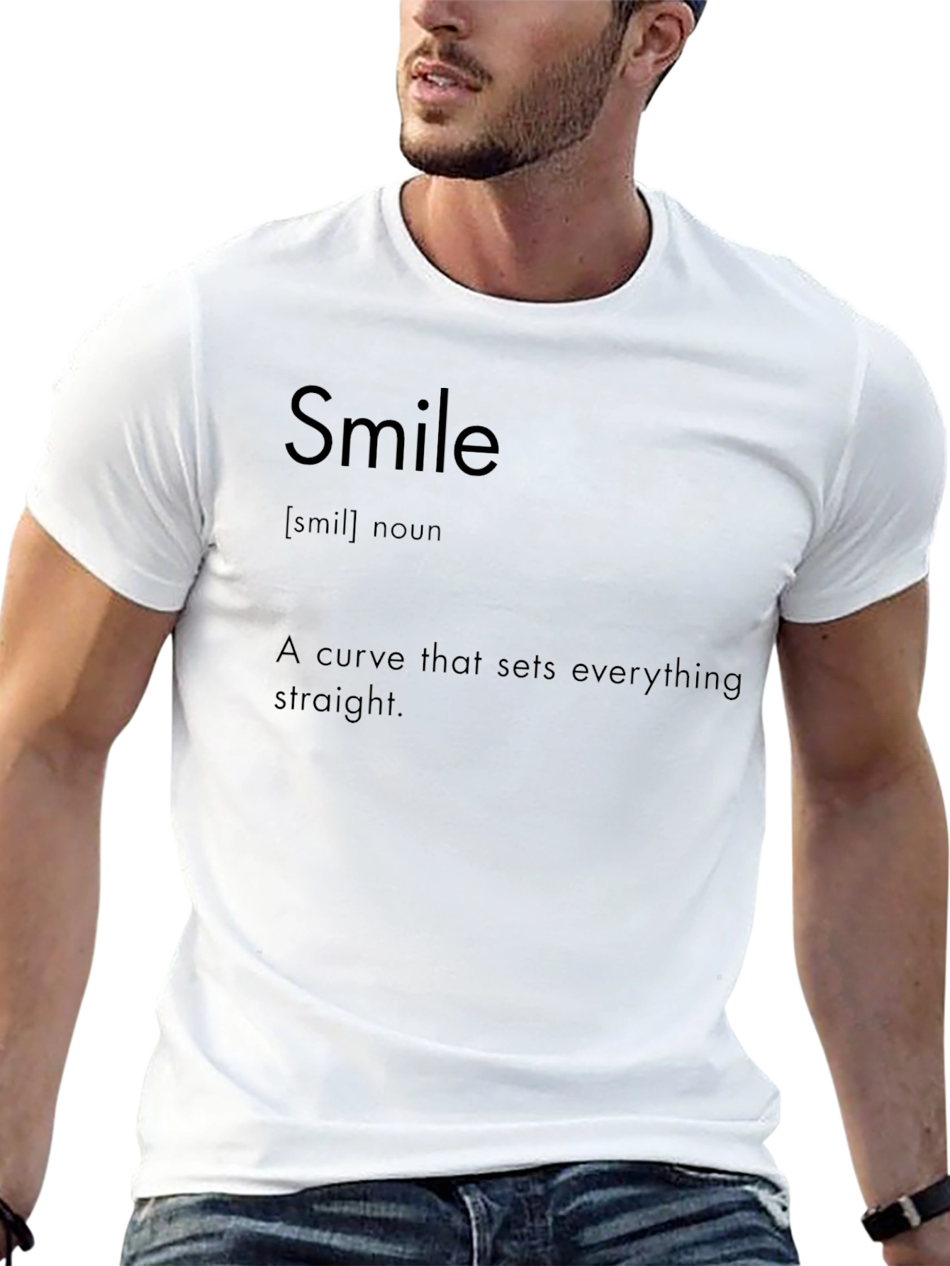 Smile Definition Black T-Shirt