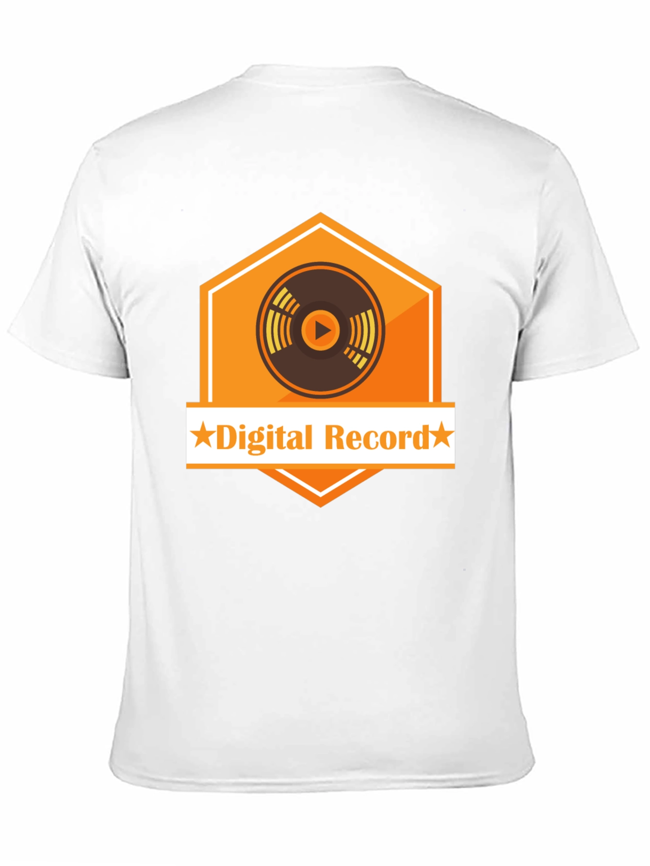 Digital Record Graphic Tee - Black