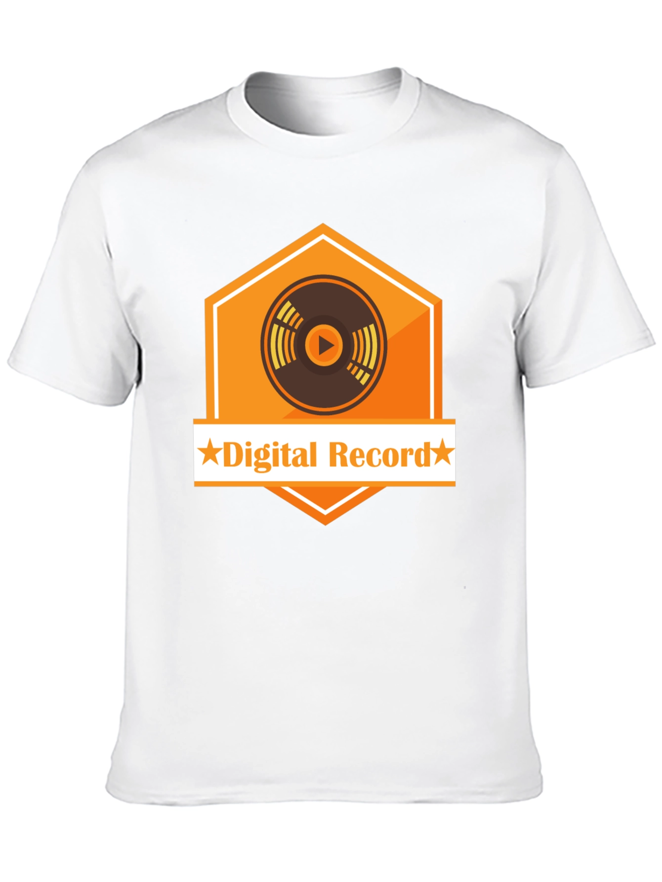 Digital Record Graphic Tee - Black