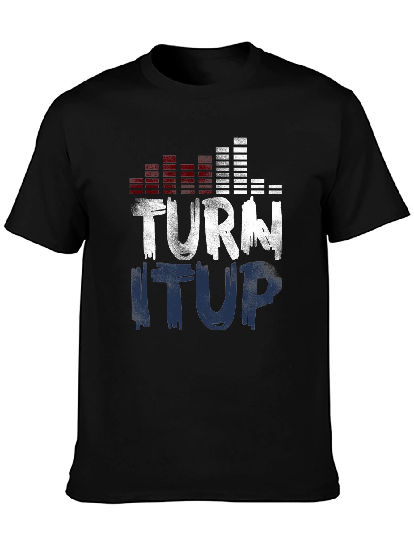 Turn It Up Graphic Tee - Patriotic Party Shirt