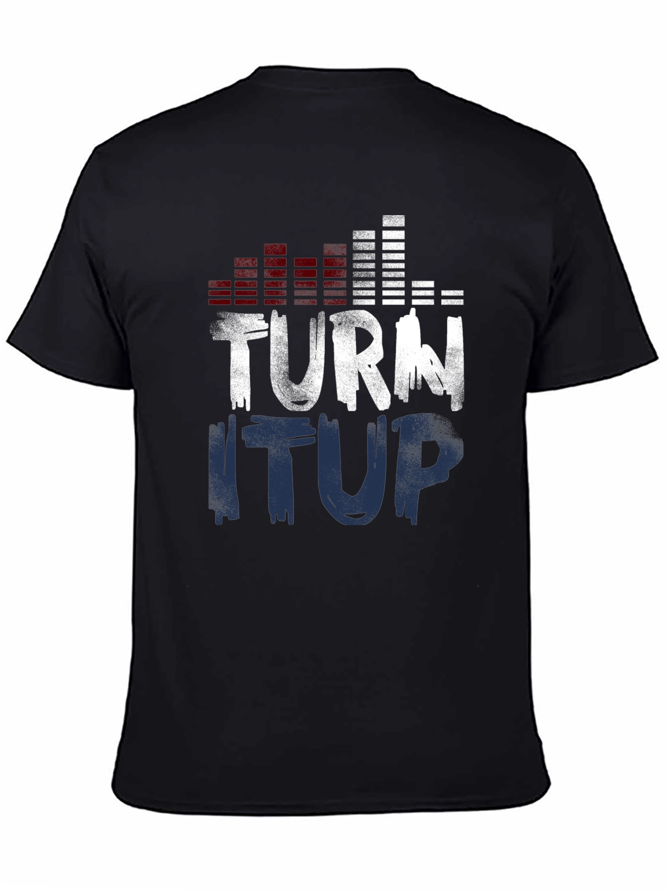 Turn It Up Graphic Tee - Patriotic Party Shirt