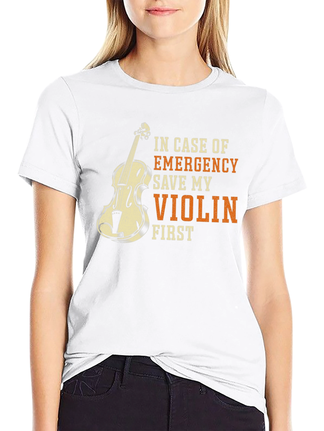 Emergency Save My Violin First T-Shirt
