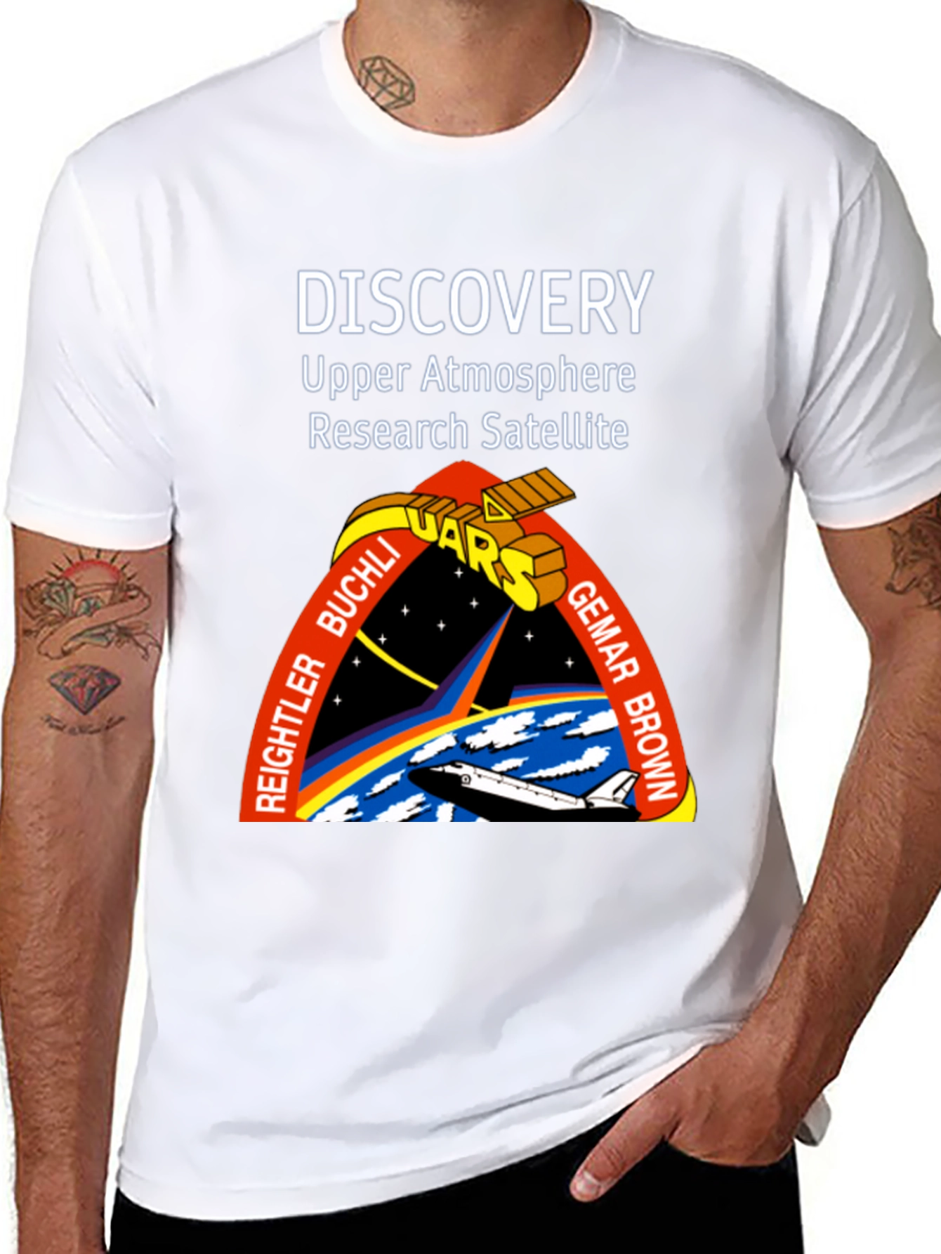 Discovery Upper Atmosphere Research Satellite T-Shirt