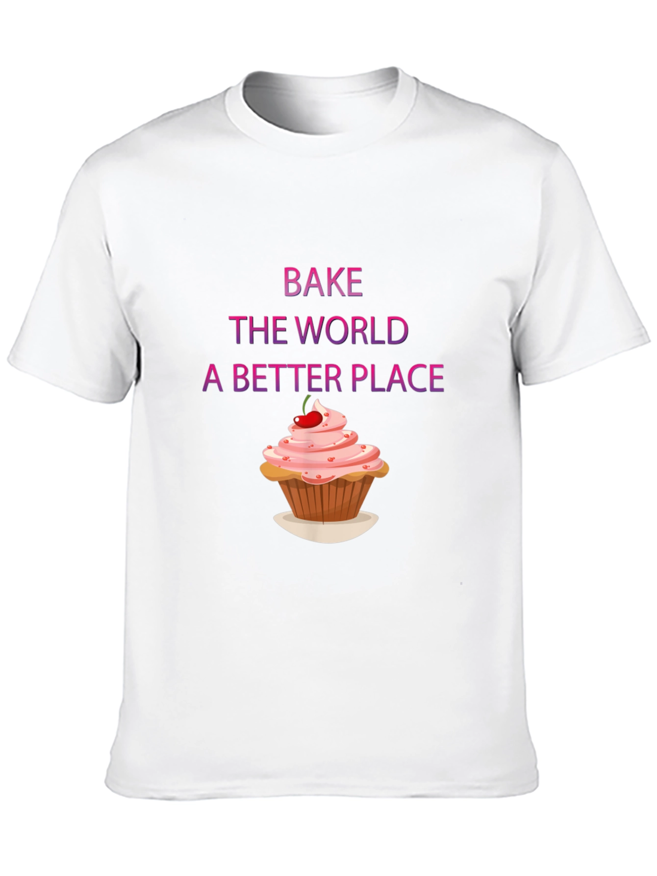 Bake the World Tee - Sweet Treat Design