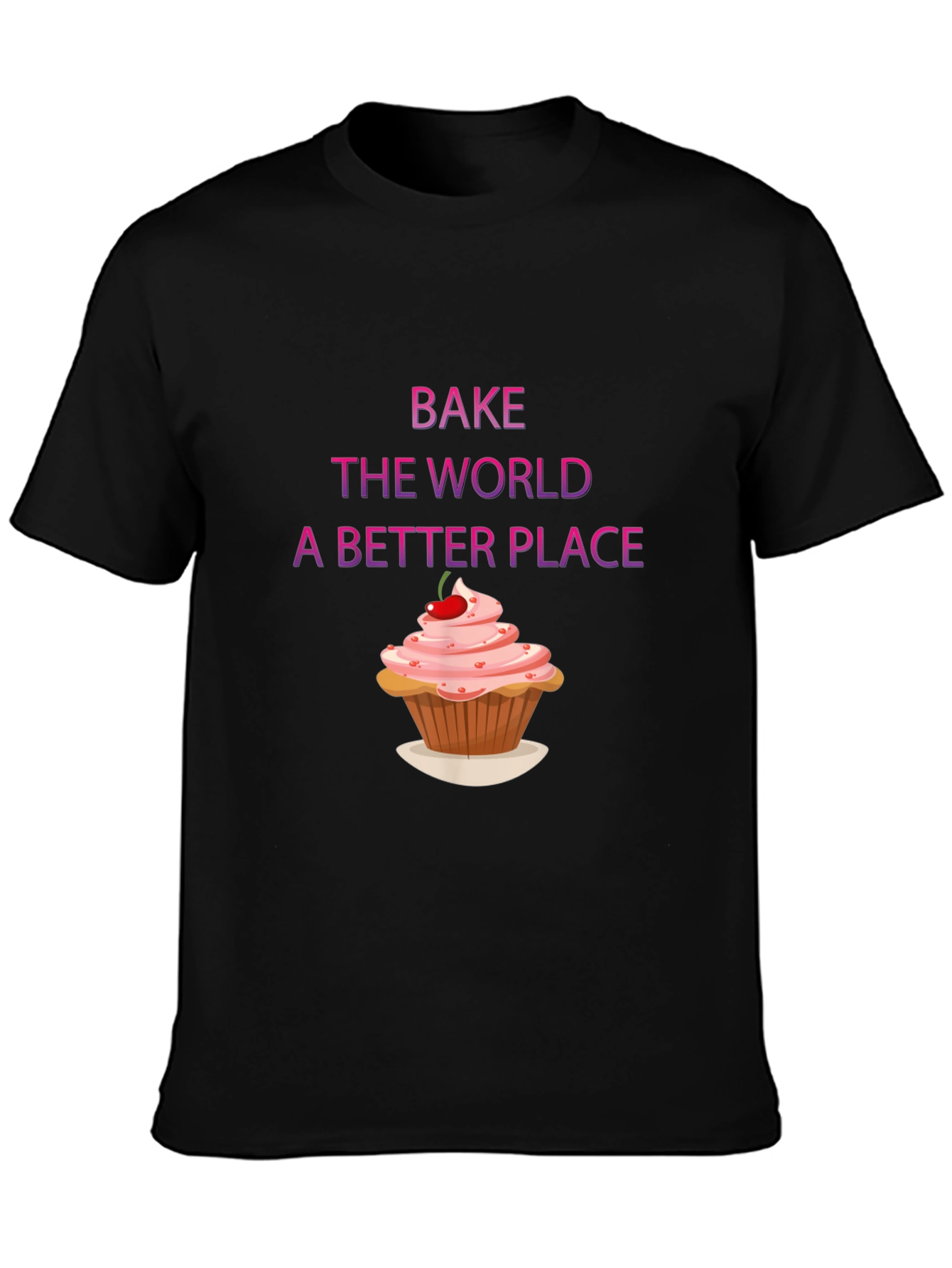 Bake the World Tee - Sweet Treat Design