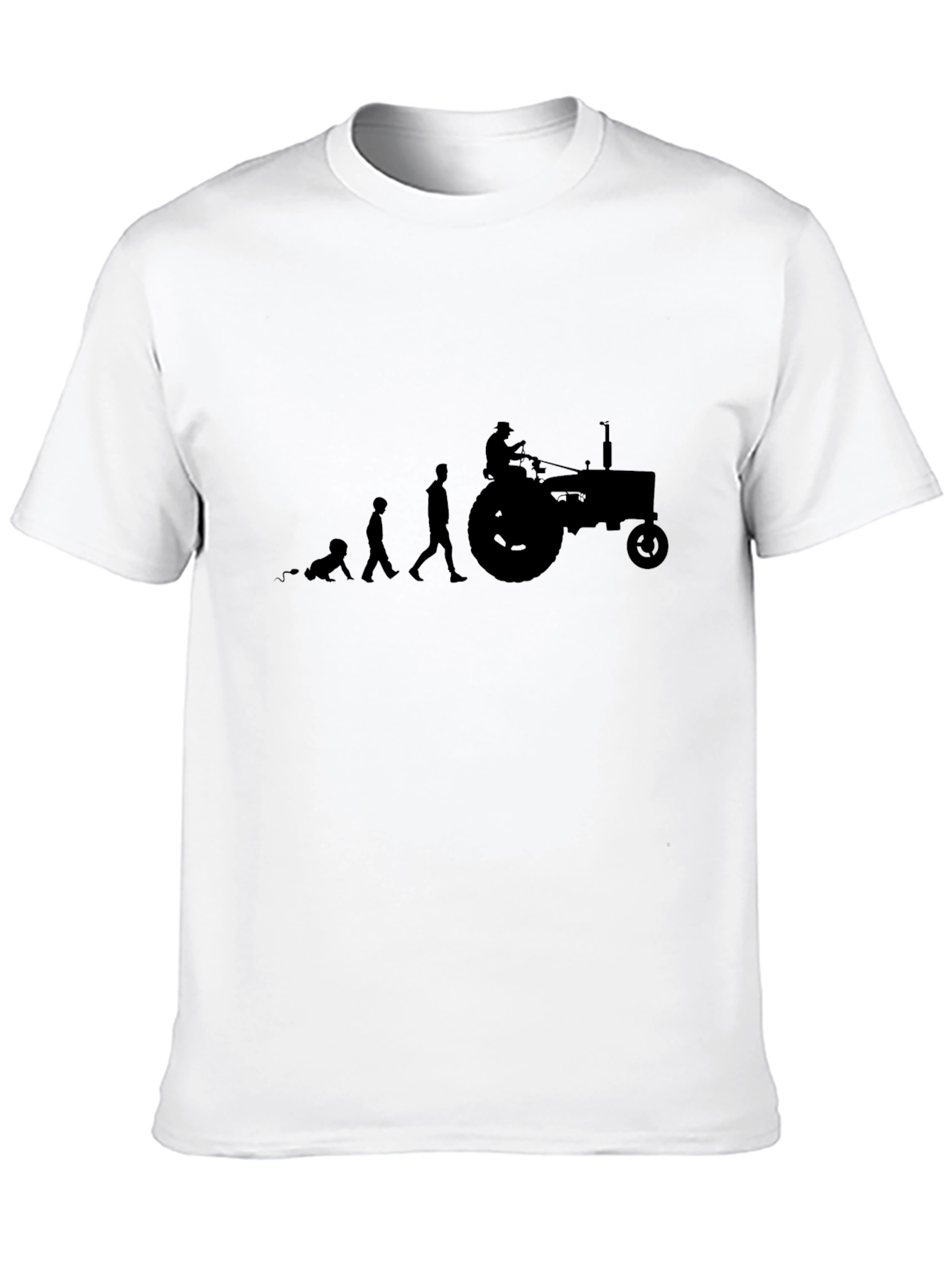 Evolution of a Farmer T-Shirt - Black