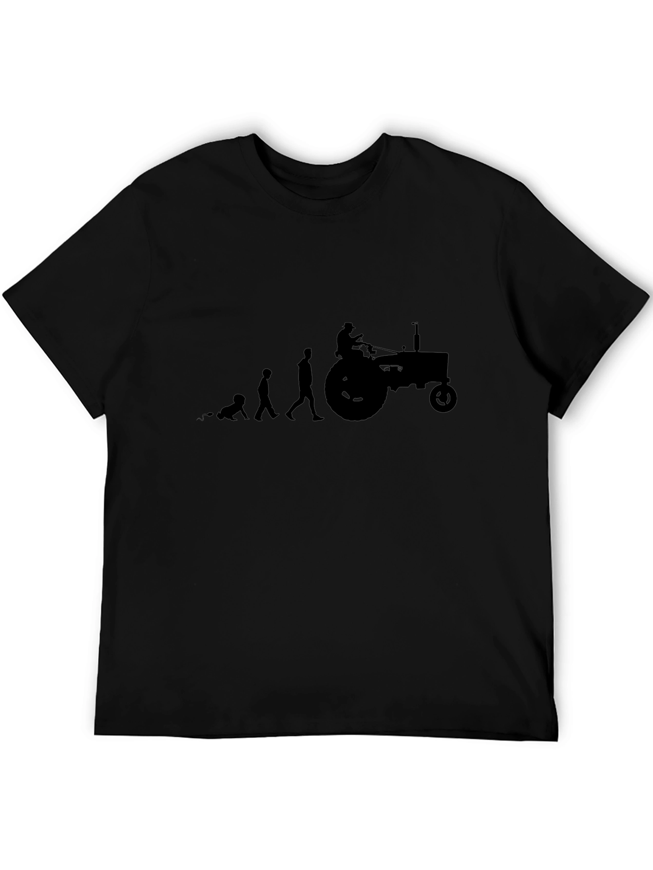 Evolution of a Farmer T-Shirt - Black