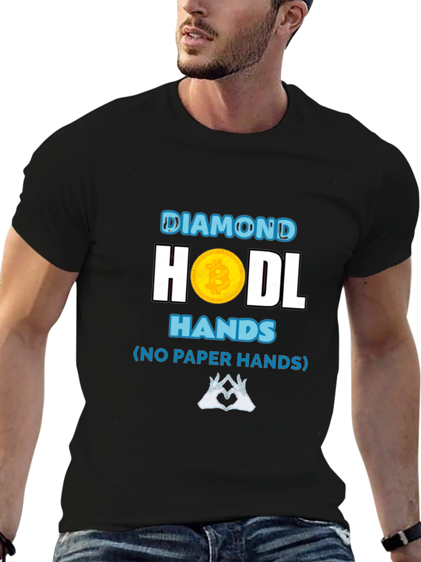 Diamond HODL Hands Crypto Tee