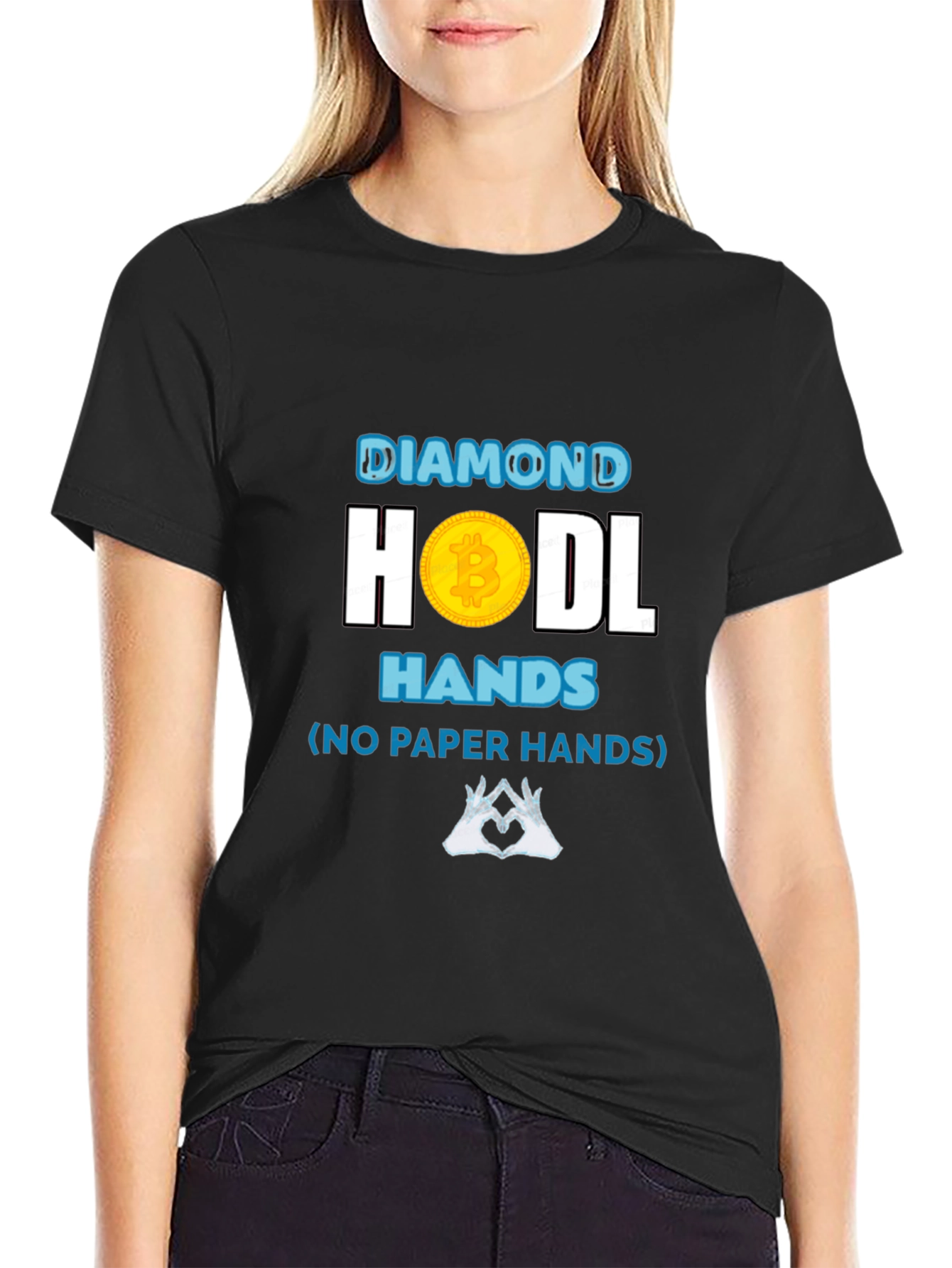 Diamond HODL Hands Crypto Tee