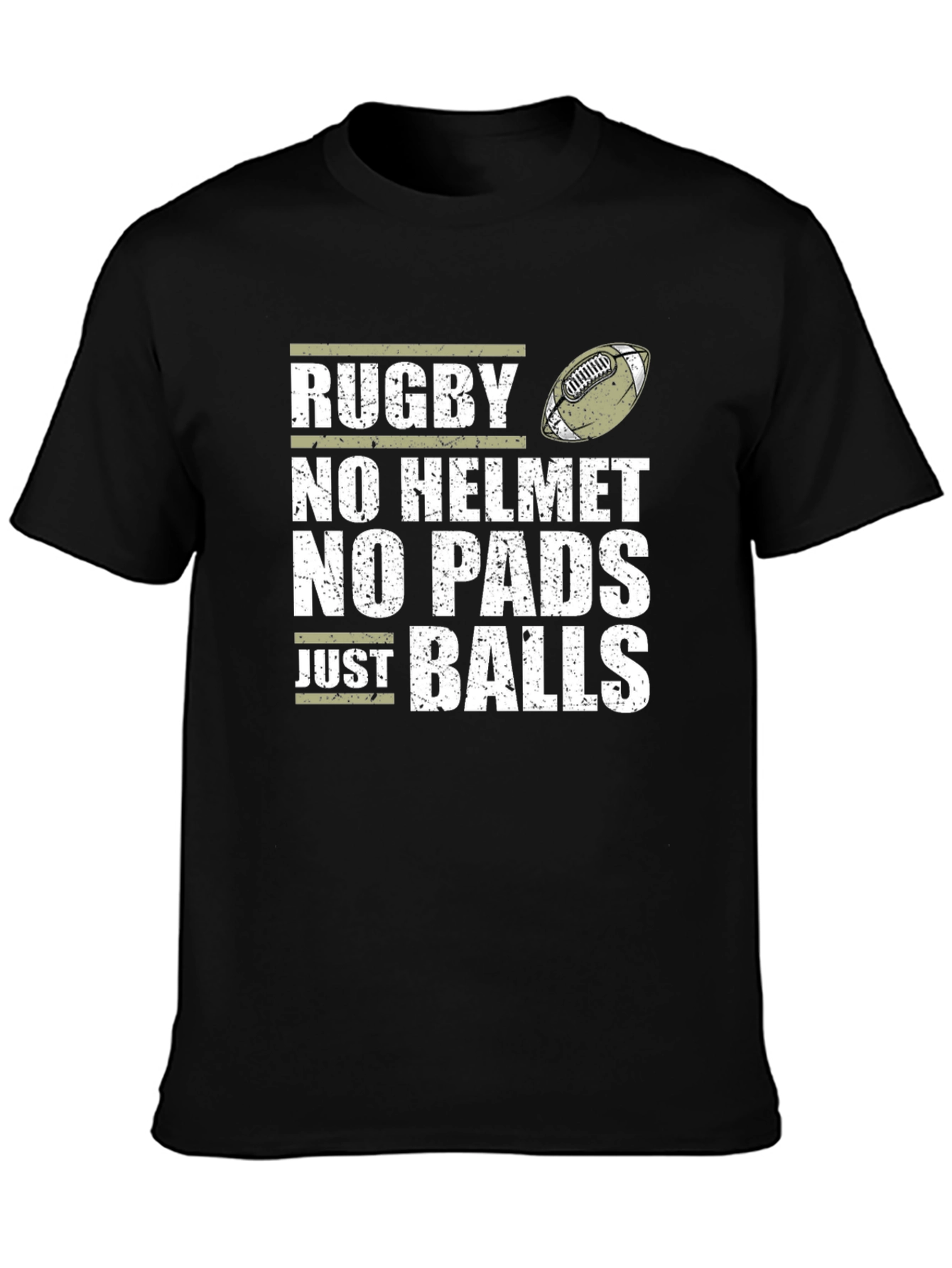 Rugby No Helmet No Pads T-Shirt