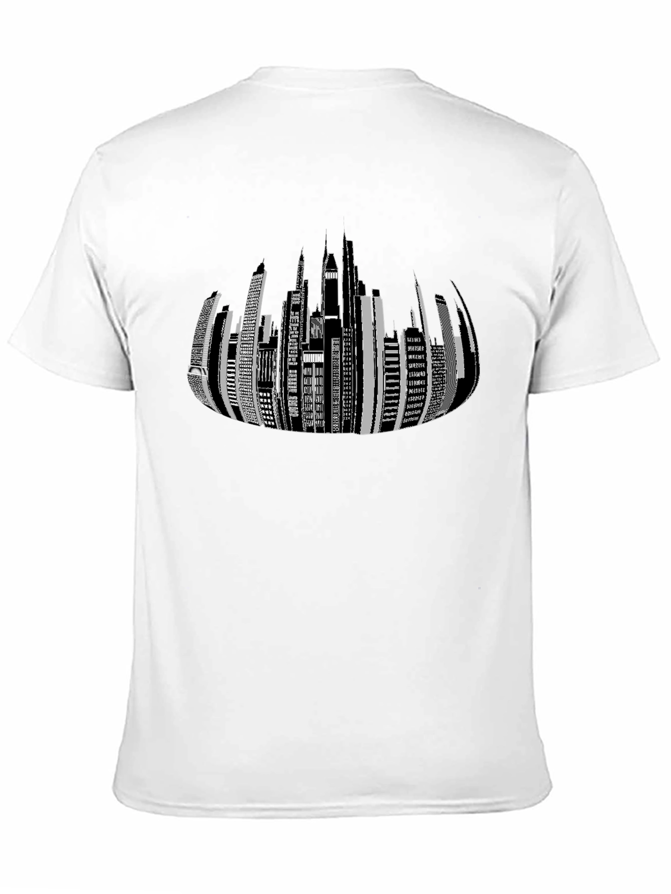 Modern Cityscape Graphic Tee - Stylish Urban Design