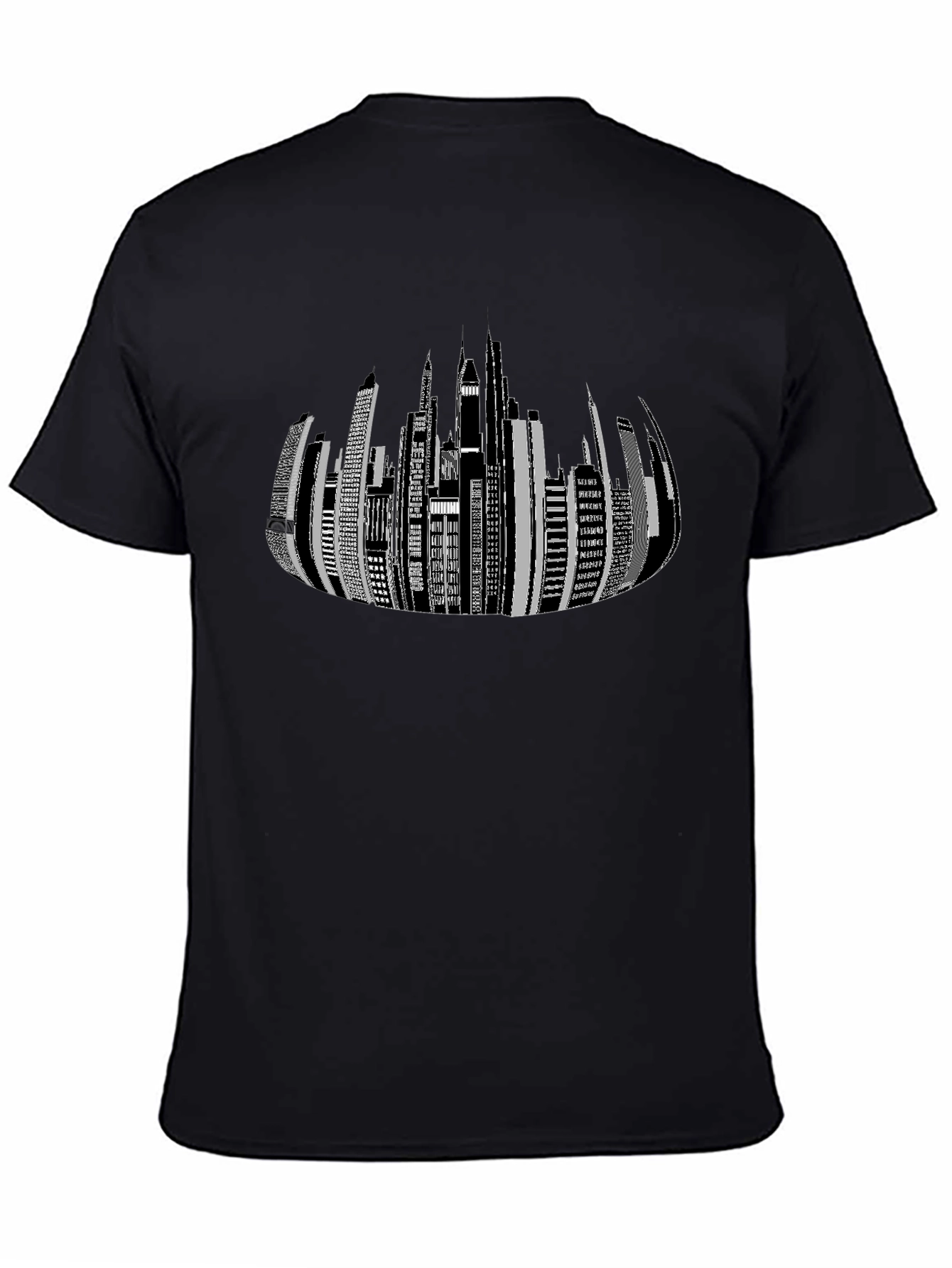 Modern Cityscape Graphic Tee - Stylish Urban Design